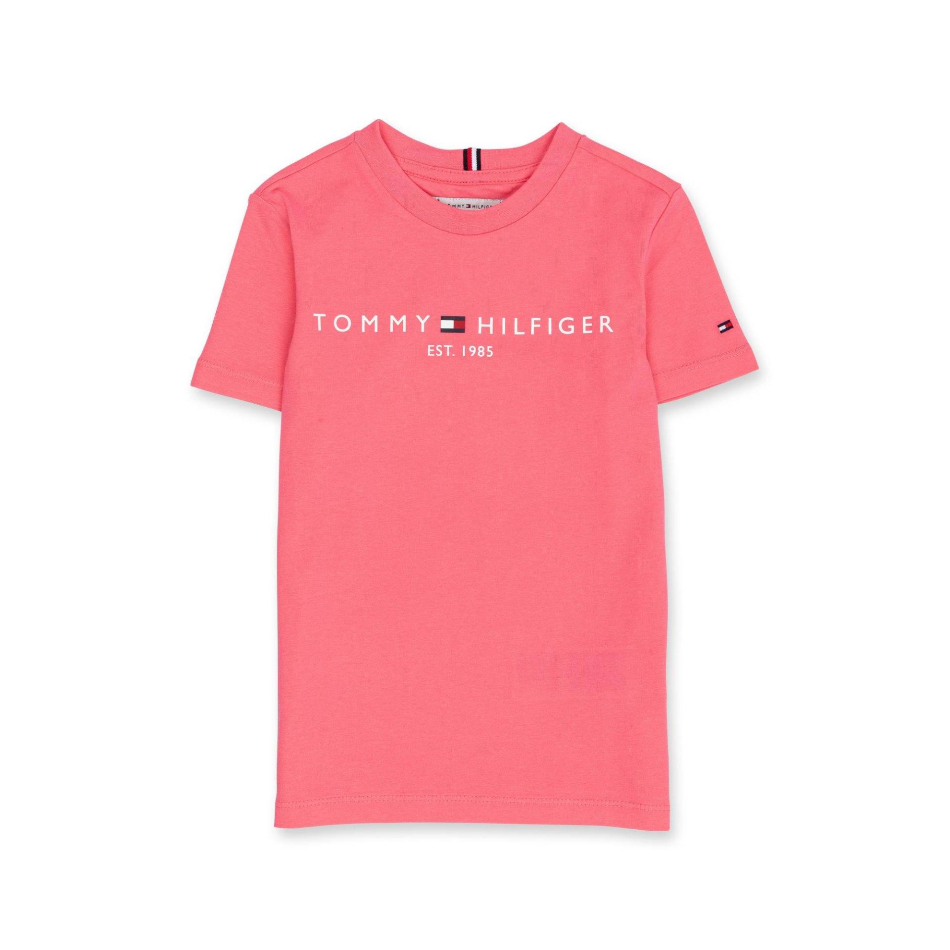 T-shirt, Kurzarm Mädchen Pink 4A von TOMMY HILFIGER