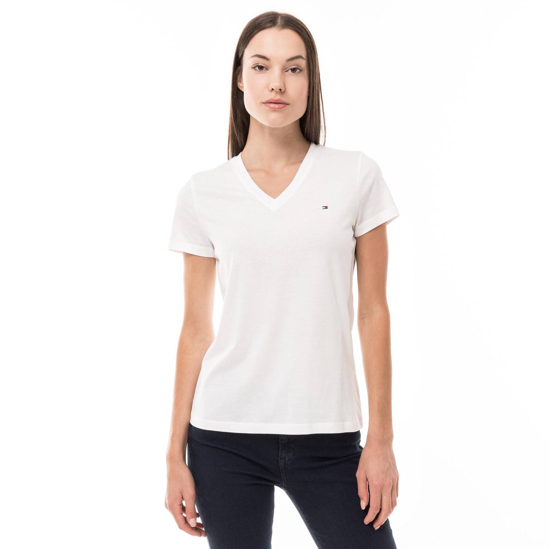 T-shirt Damen Weiss XL von TOMMY HILFIGER