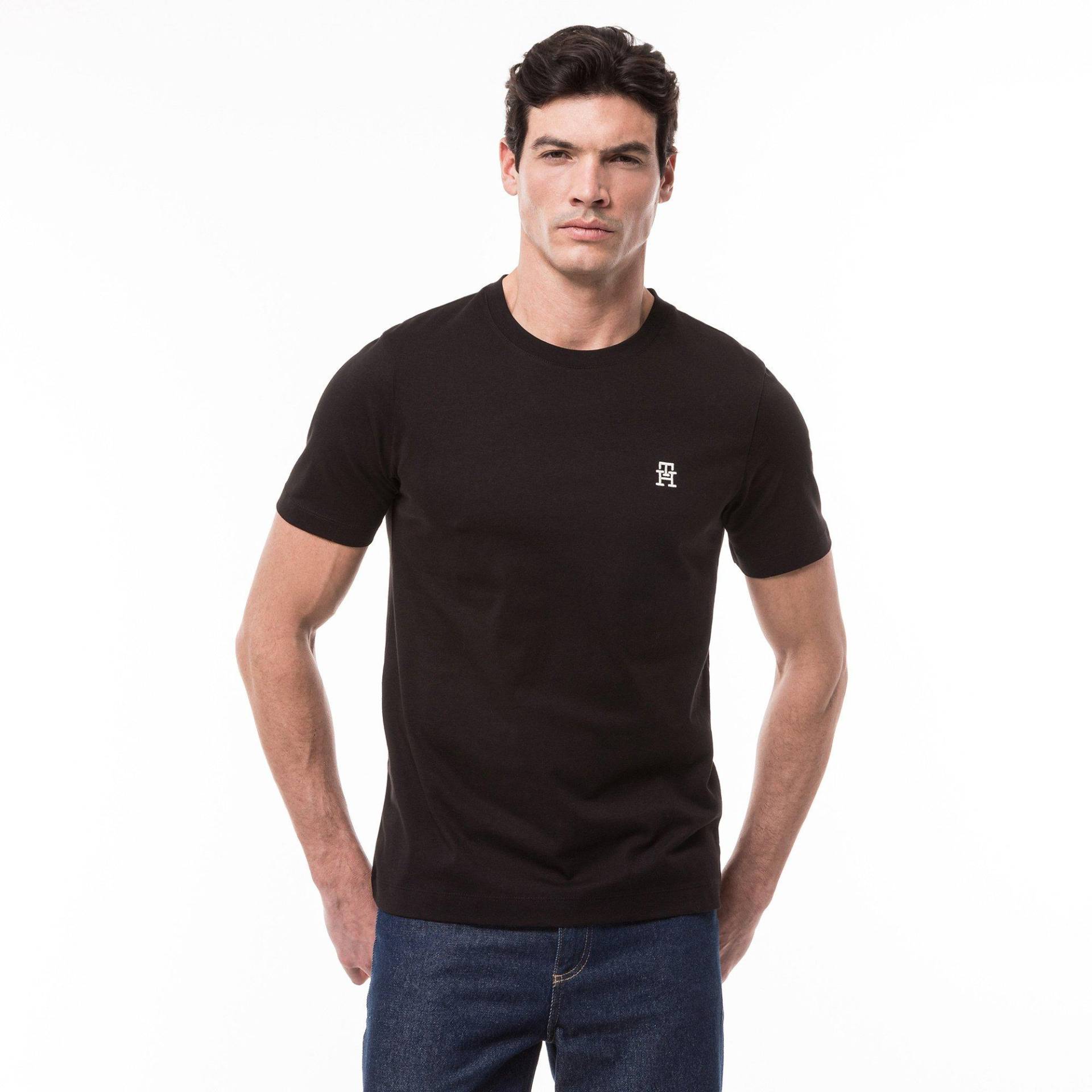 T-shirt Herren Black XL von TOMMY HILFIGER