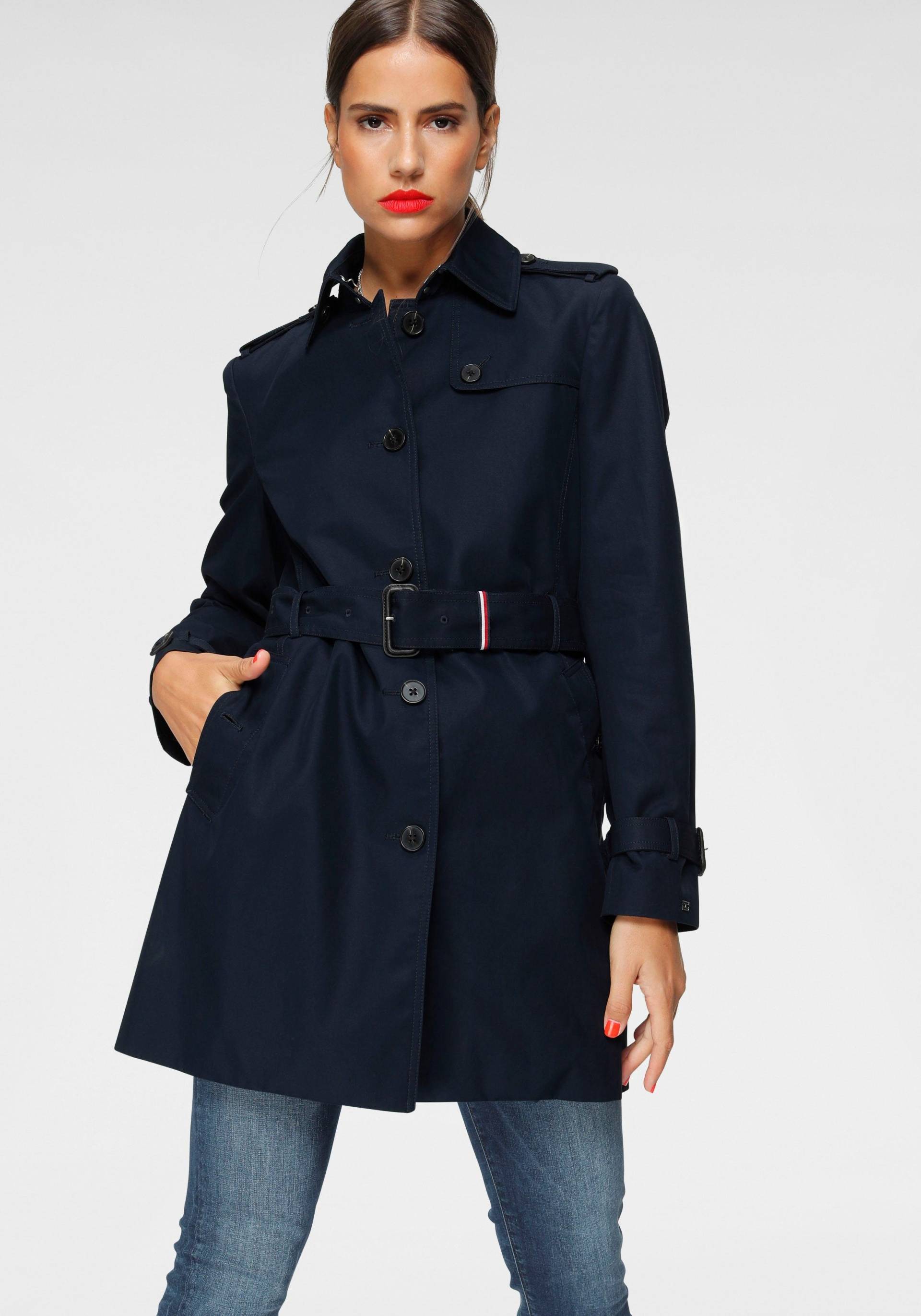 Tommy Hilfiger Langjacke »HERITAGE SINGLE BREASTED TRENCH« von TOMMY HILFIGER