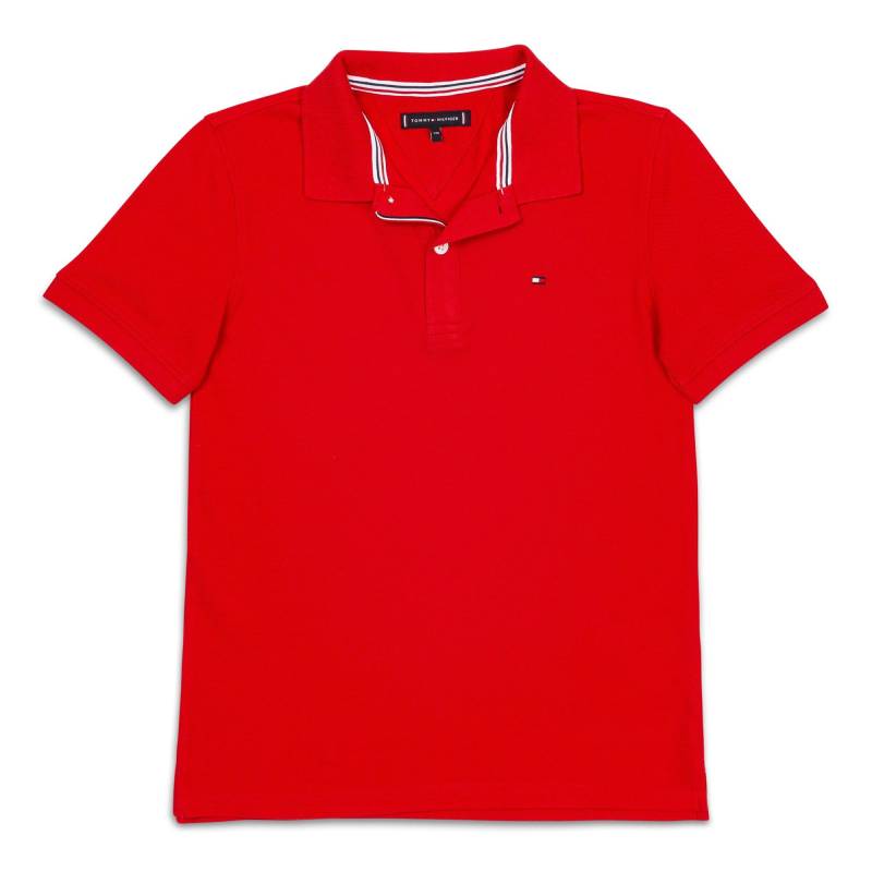 Poloshirt, Kurzarm Jungen Rot 12A von TOMMY HILFIGER