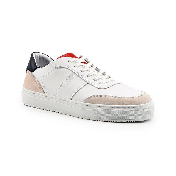 Premium Cupsole Stripe-43 Herren Weiss 43 von TOMMY HILFIGER