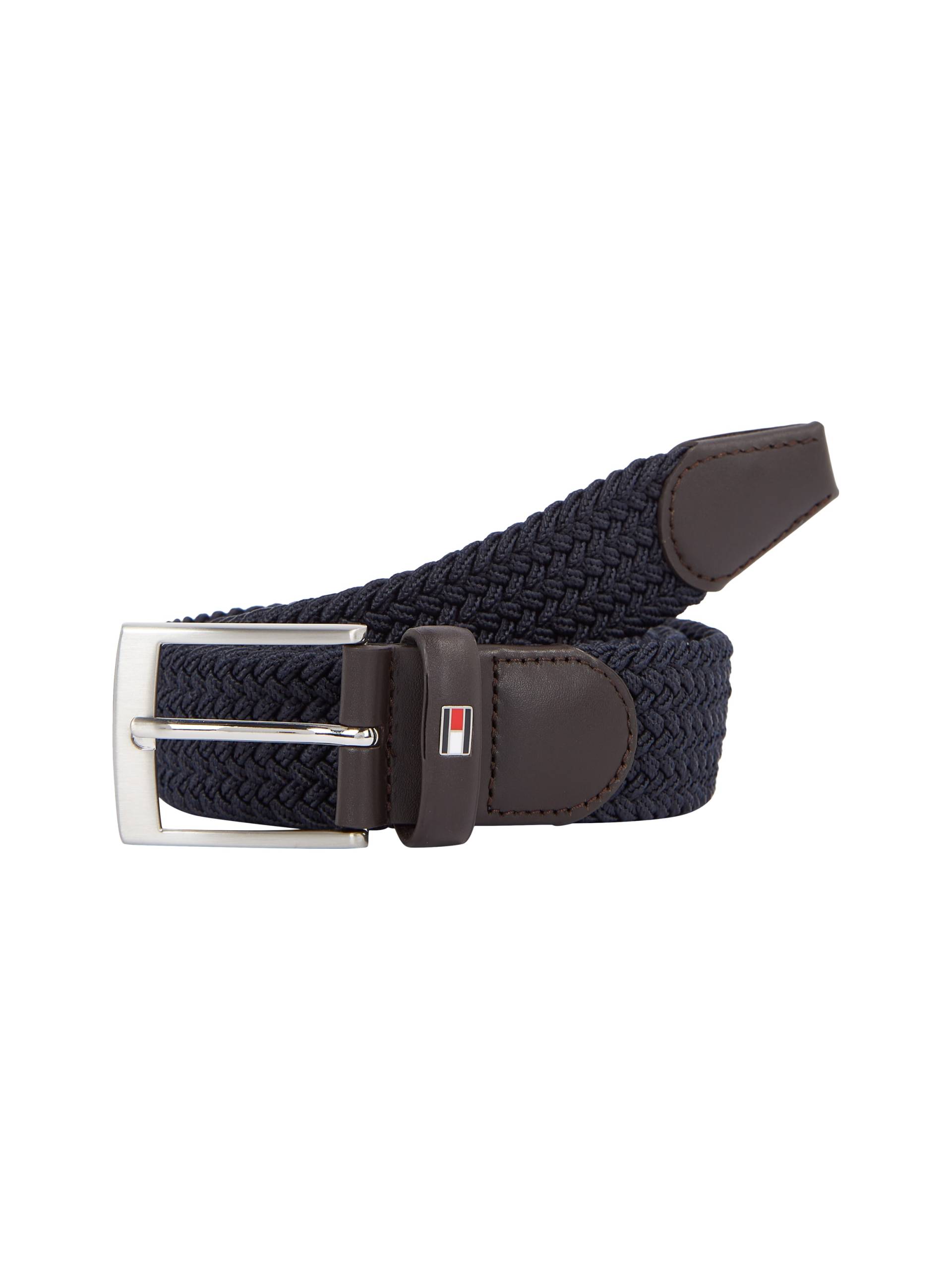 Tommy Hilfiger Stoffgürtel »New Adan Belt 3,5 cm«, NEW ADAN BELT aus geflochtenem Stretch-Gurtbandgewebe von TOMMY HILFIGER