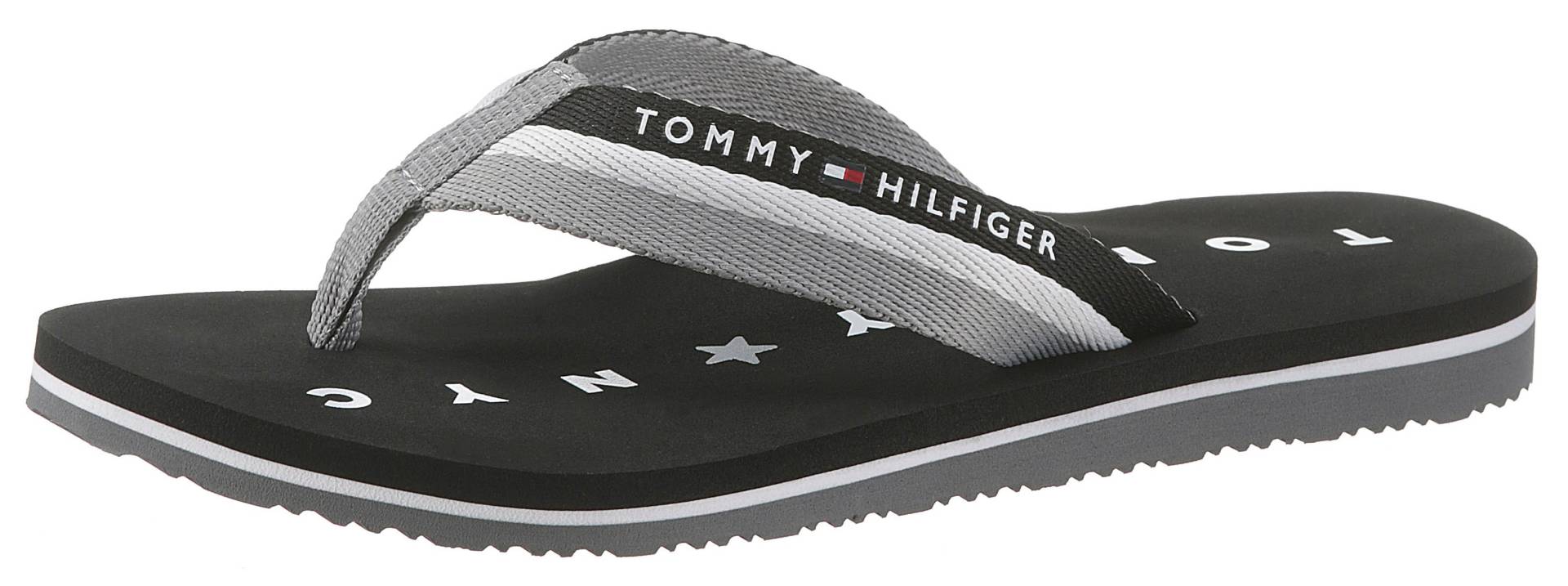 Tommy Hilfiger Zehentrenner »TOMMY LOVES NY BEACH SANDAL« von TOMMY HILFIGER