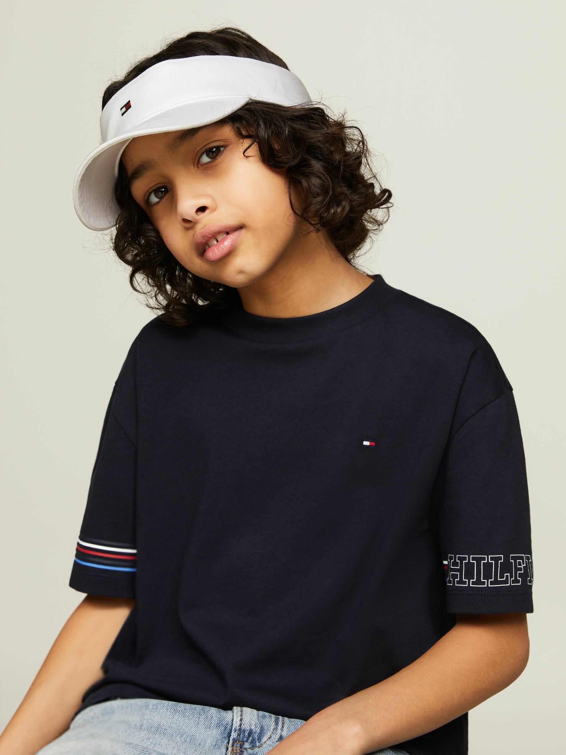 Tommy Hilfiger Baseball Cap »SMALL FLAG VISOR« von TOMMY HILFIGER