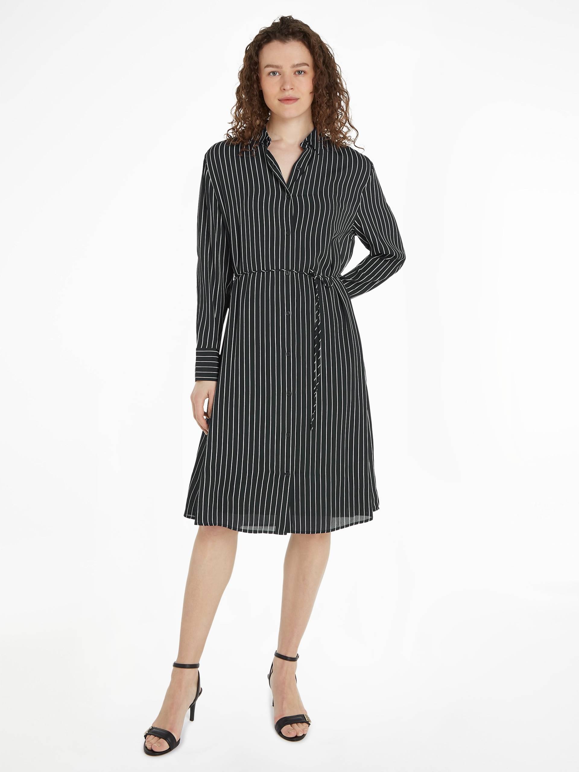 Tommy Hilfiger Blusenkleid »FLUID VISCOSE CREPE KNEE DRESS« von TOMMY HILFIGER