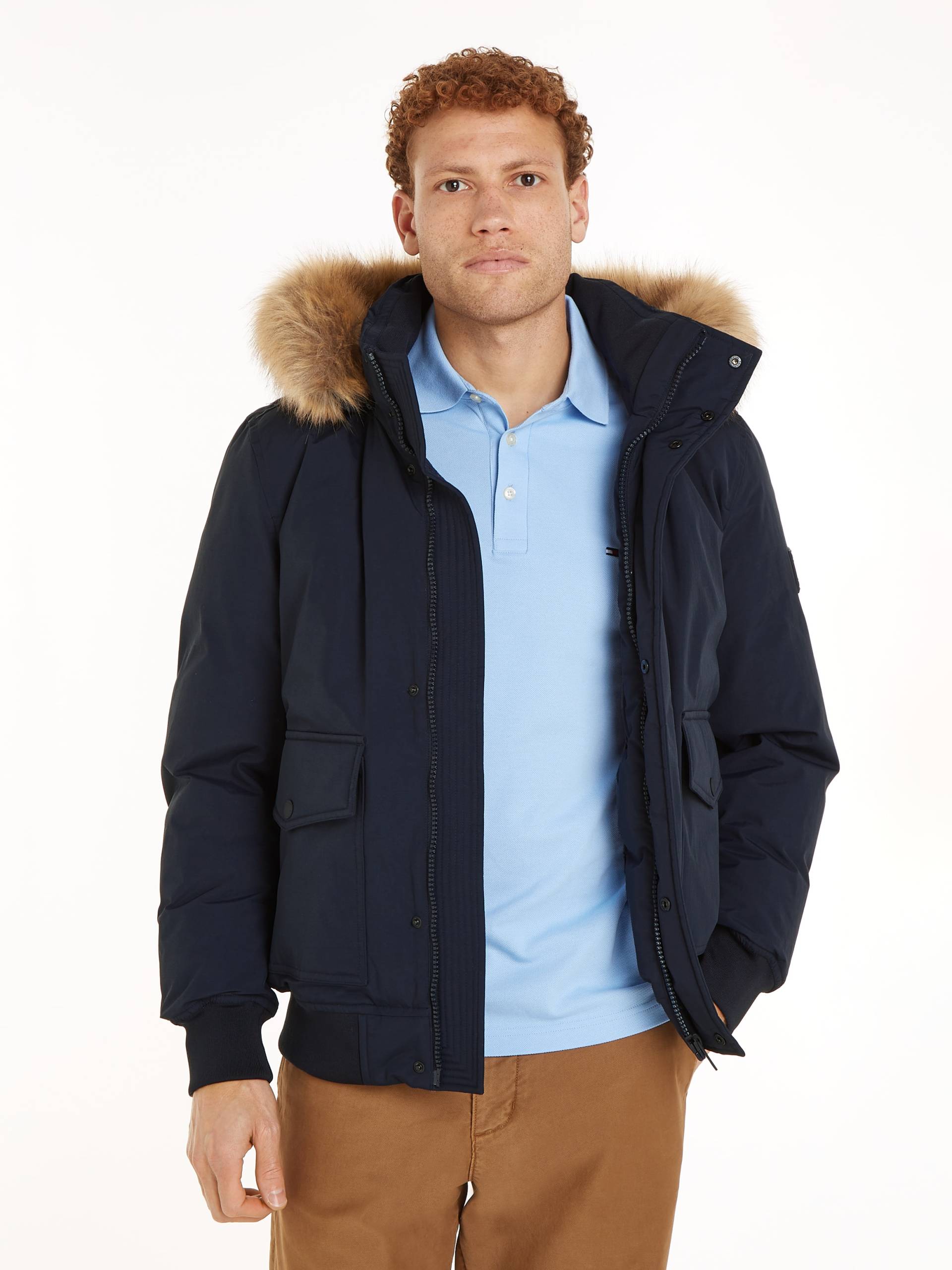 Tommy Hilfiger Bomberjacke »ROCKIE DOWN BOMBER«, mit Kapuze Tommy Hilfiger Bomberjacke »ROCKIE DOWN BOMBER«, mit Kapuze von TOMMY HILFIGER
