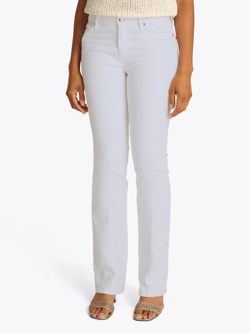Tommy Hilfiger Bootcut-Jeans »Bootcut Regular Waist«, mittlere normale Leibhöhe, mit Bügelfalten, mit Nieten von TOMMY HILFIGER
