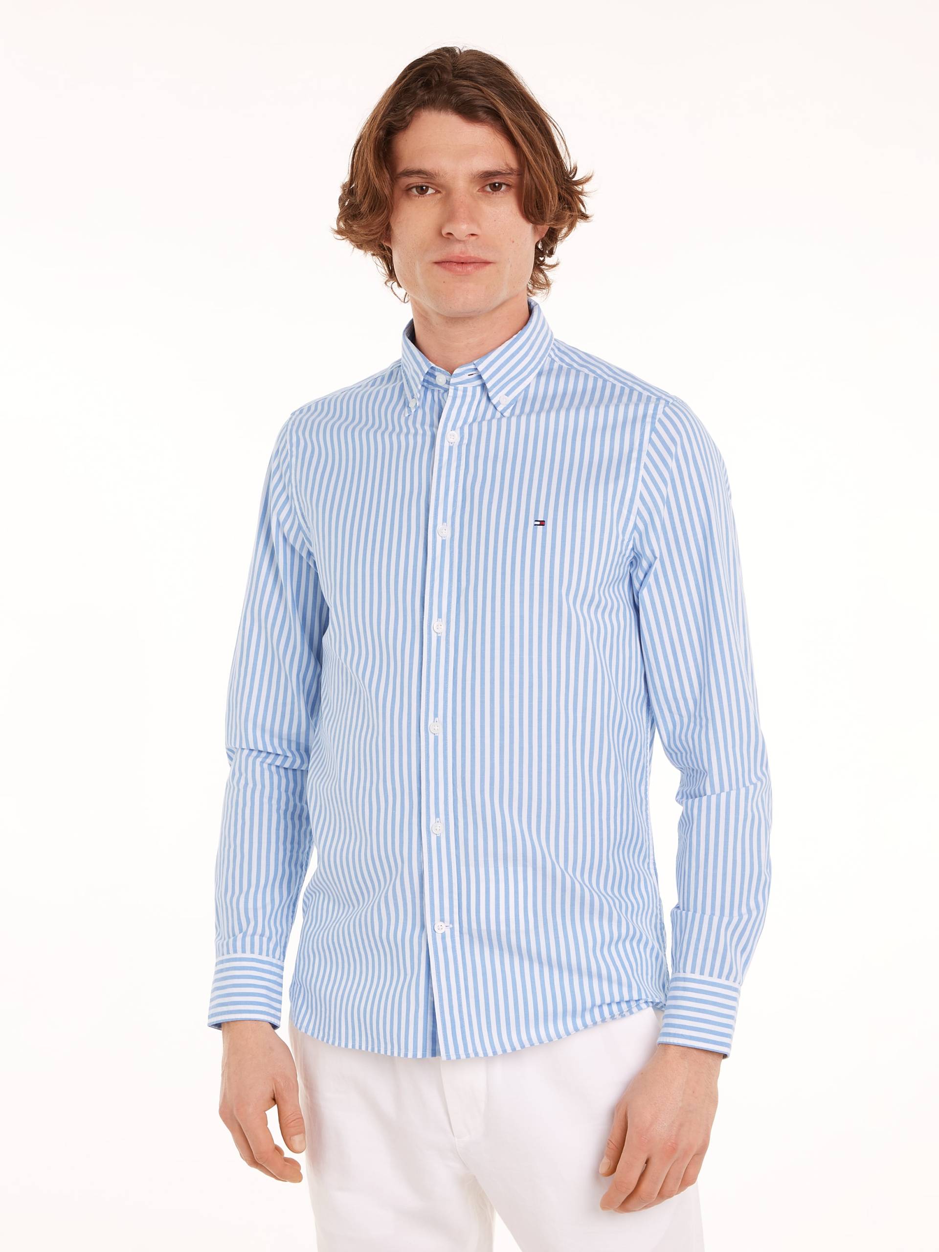 Tommy Hilfiger Businesshemd »CLASSIC POPLIN STRIPE SF SHIRT« Tommy Hilfiger Businesshemd »CLASSIC POPLIN STRIPE SF SHIRT« von TOMMY HILFIGER