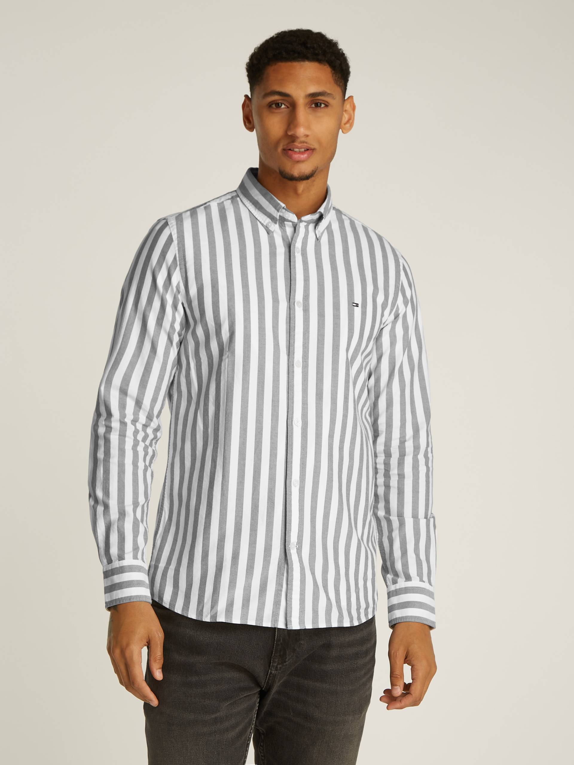 Tommy Hilfiger Businesshemd »OXFORD BOLD STRIPE SF SHIRT« Tommy Hilfiger Businesshemd »OXFORD BOLD STRIPE SF SHIRT« von TOMMY HILFIGER