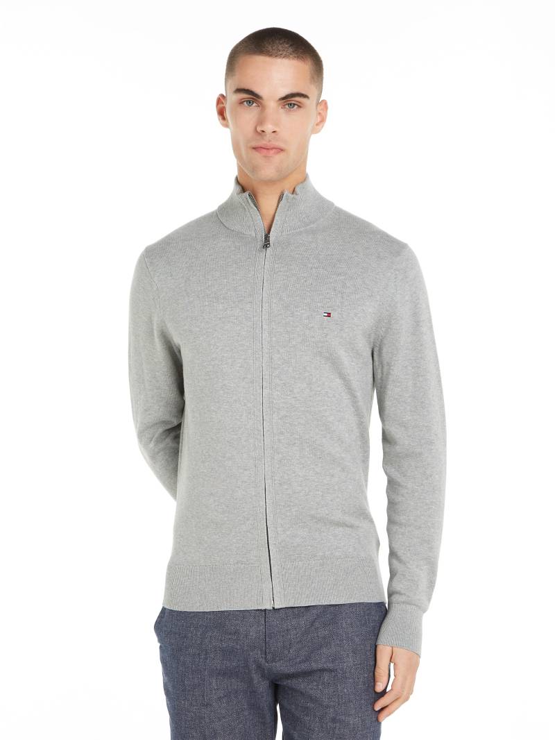 Tommy Hilfiger Cardigan »PIMA ORG CTN CASHMERE ZIP THRU« von TOMMY HILFIGER