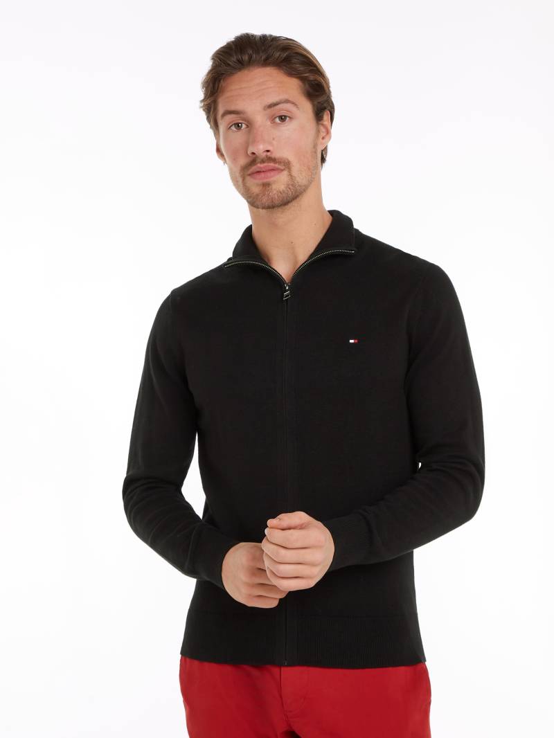 Tommy Hilfiger Cardigan »PIMA ORG CTN CASHMERE ZIP THRU« von TOMMY HILFIGER
