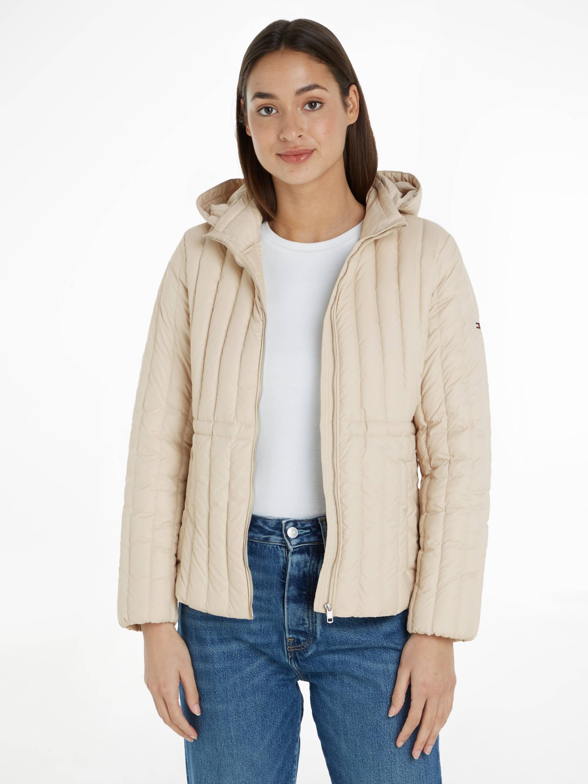 Tommy Hilfiger Daunenjacke »FEMININE LW DOWN JACKET«, mit Kapuze von TOMMY HILFIGER