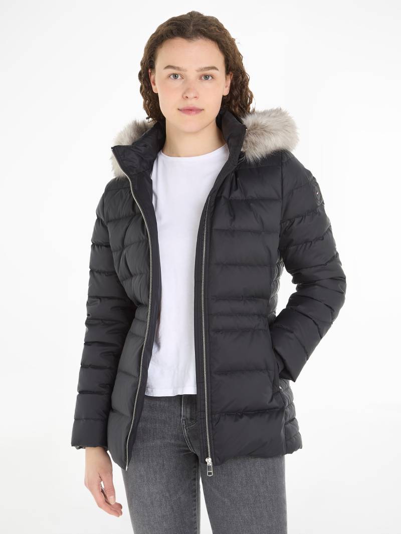 Tommy Hilfiger Daunenjacke »TYRA DOWN JACKET WITH FUR«, mit Kapuze von TOMMY HILFIGER