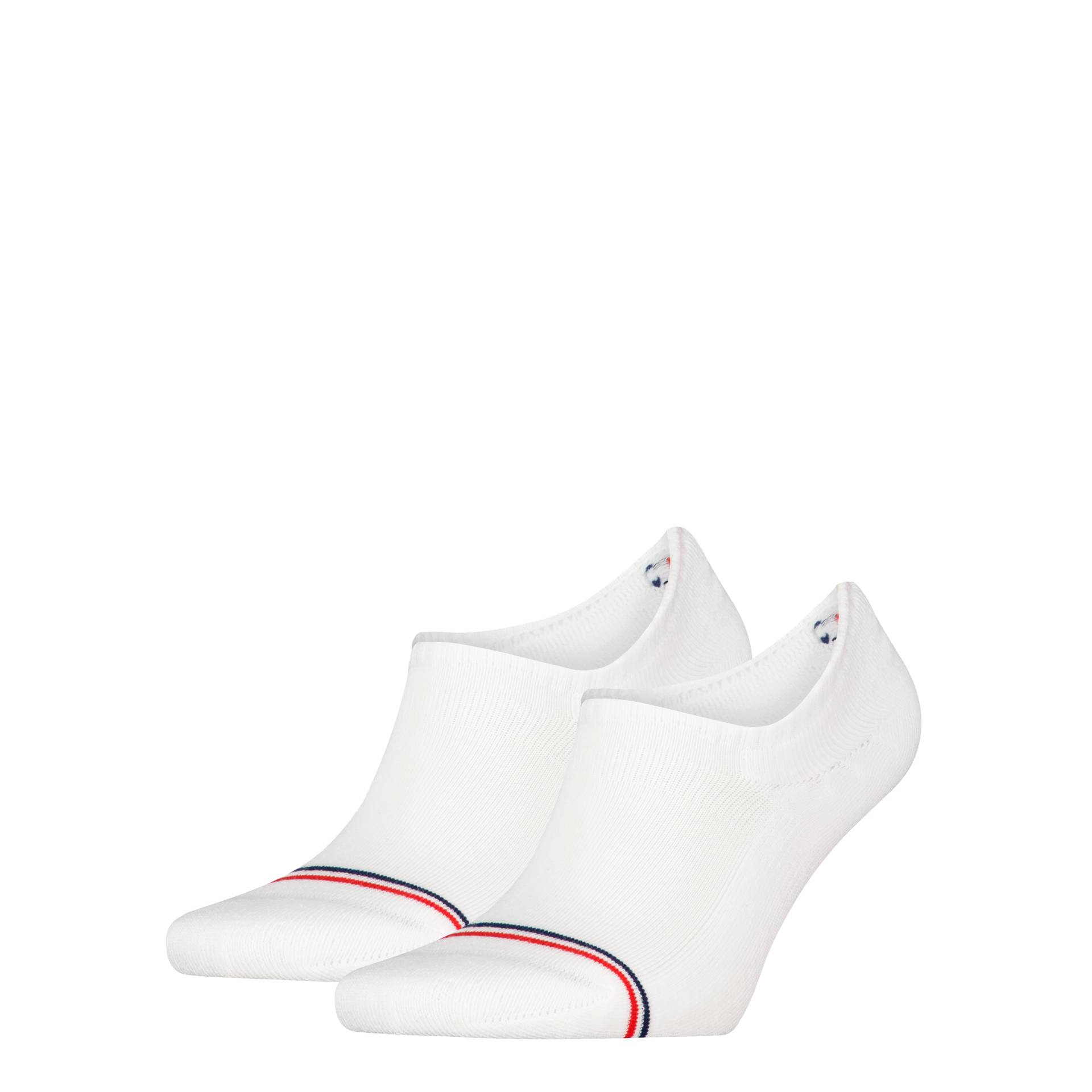 Tommy Hilfiger Füsslinge »TH UNI TJ FOOTIE 2P ICONIC«, (2 Paar), Mit eingestricktem Flag-Label von TOMMY HILFIGER