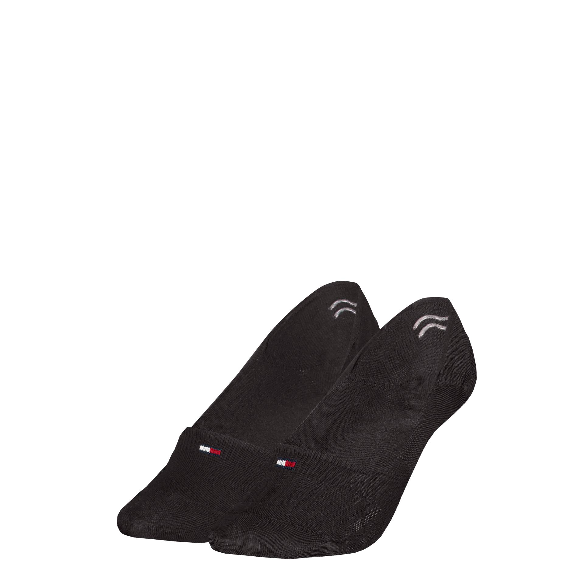 Tommy Hilfiger Füsslinge »TH WOMEN FOOTIE MC 2P SHINE«, (2er-Pack), mit silikonisierten Fersenstreifen von TOMMY HILFIGER