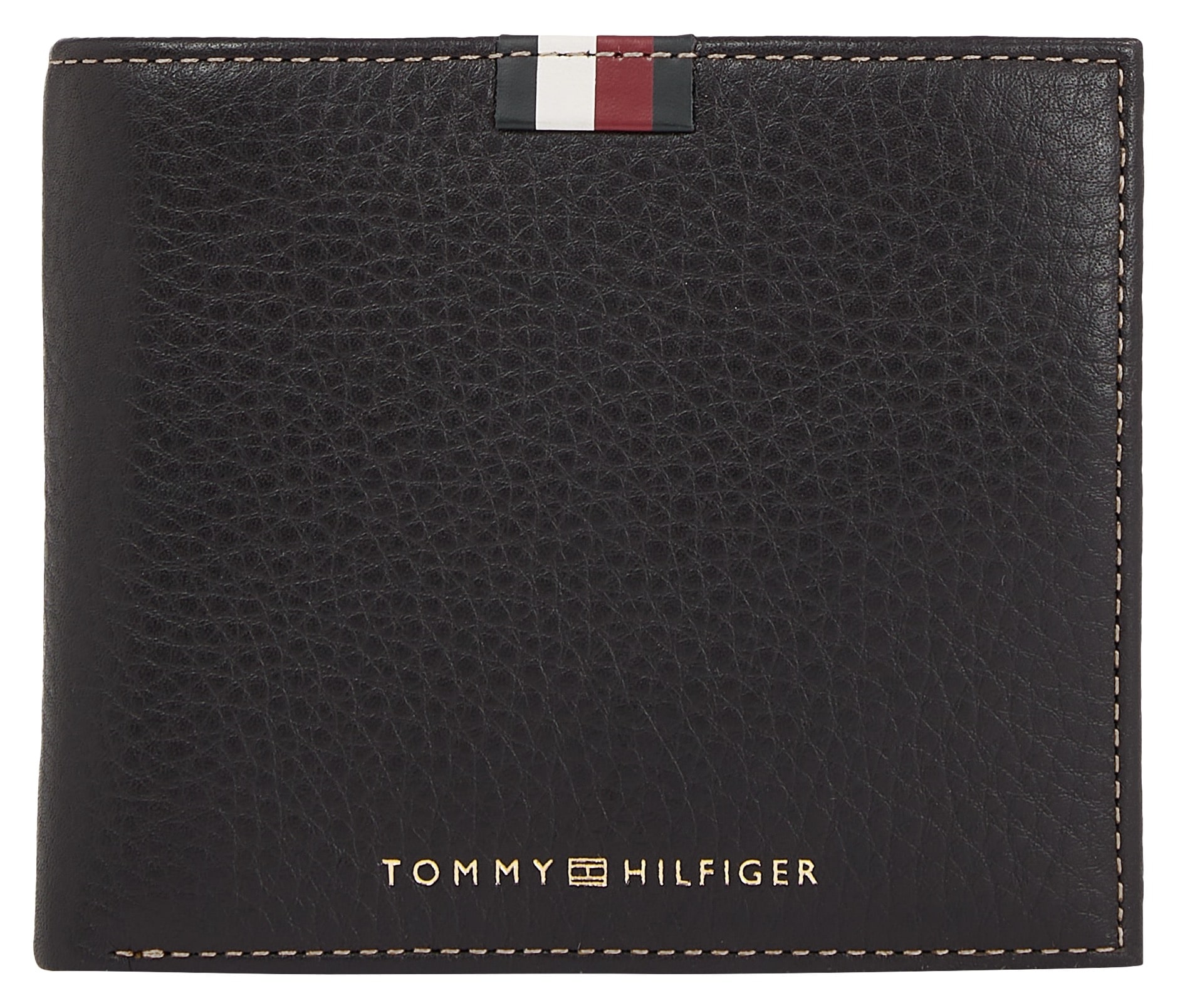 Tommy Hilfiger Geldbörse »TH CORP LEATHER FLAP AND COIN« von TOMMY HILFIGER