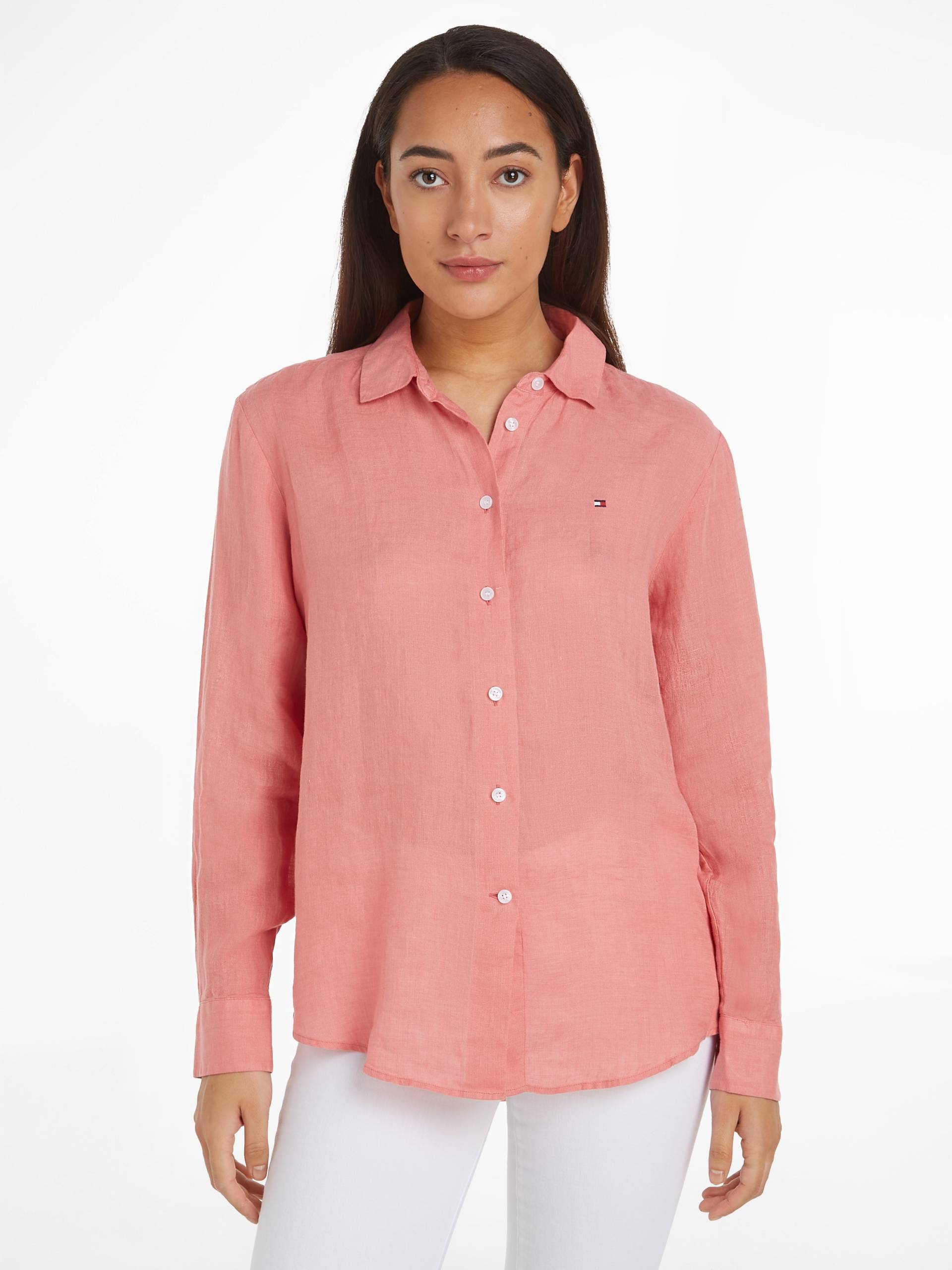 Tommy Hilfiger Hemdbluse »LINEN STP RELAXED SHIRT LS« von TOMMY HILFIGER