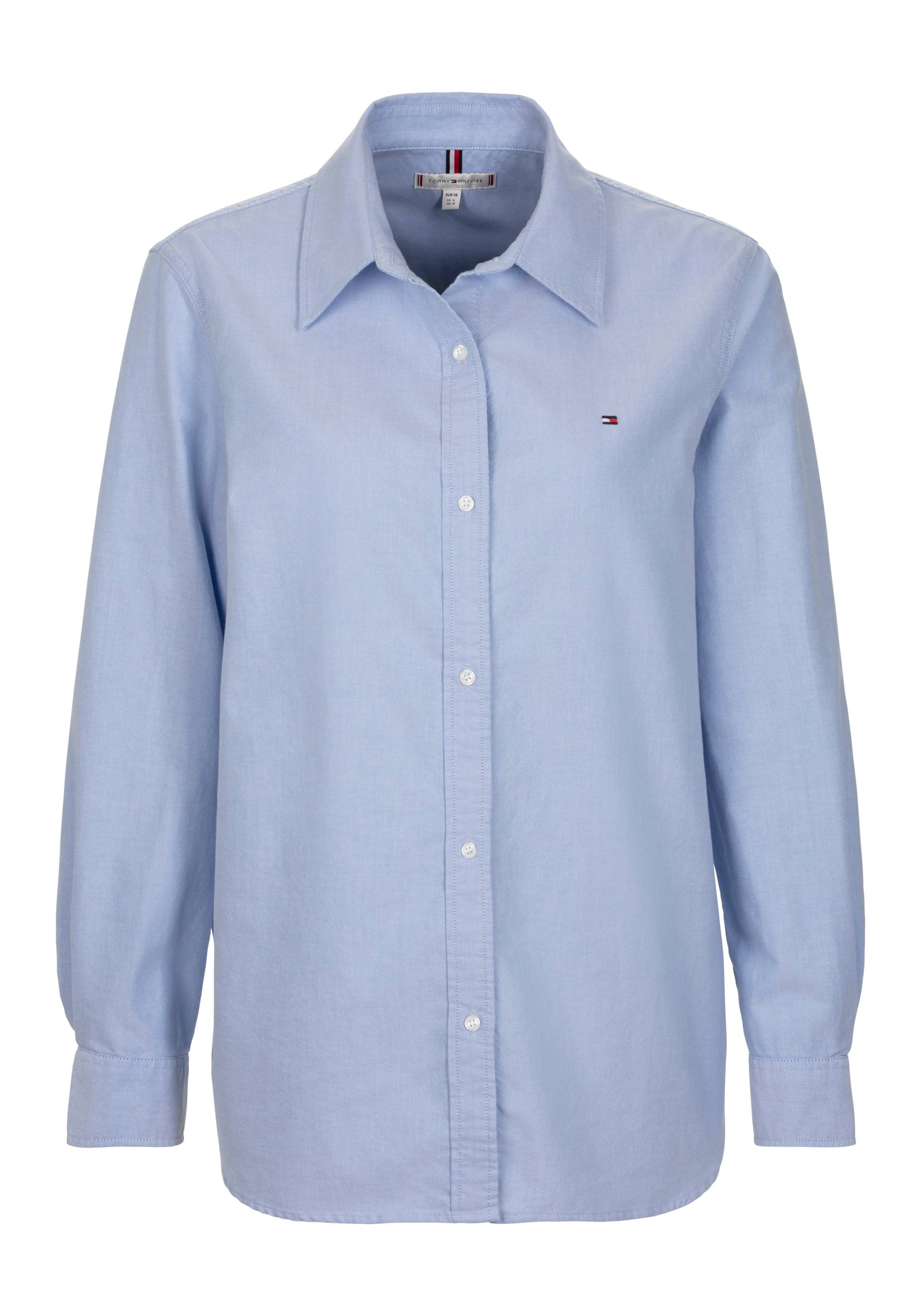 Tommy Hilfiger Hemdbluse »OXFORD RELAXED FIT SHIRT«, mit aufgestickter Flag Tommy Hilfiger Hemdbluse »OXFORD RELAXED FIT SHIRT«, mit aufgestickter Flag von TOMMY HILFIGER