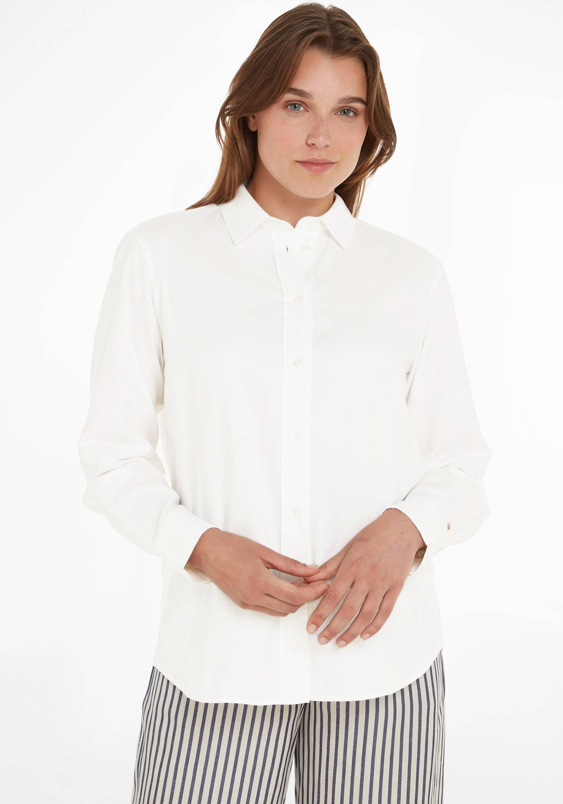 Tommy Hilfiger Hemdbluse »OXFORD RELAXED SHIRT LS« von TOMMY HILFIGER