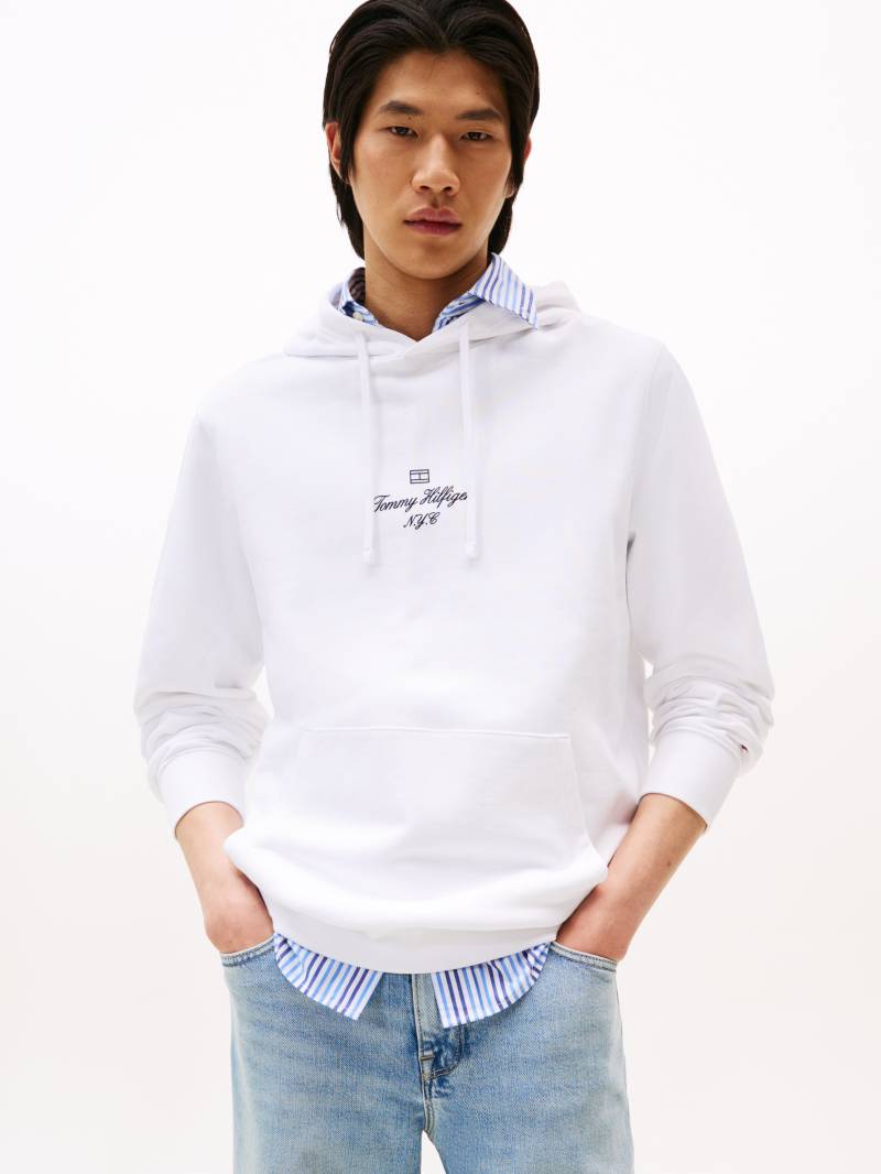 Tommy Hilfiger Hoodie »OUTLINE FLAG SCRIPT HOODIE«, mit kontrastfarbener Stickerei von TOMMY HILFIGER