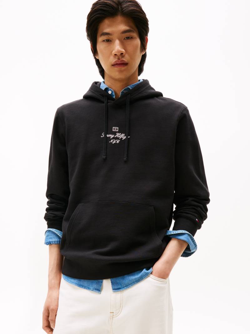 Tommy Hilfiger Hoodie »OUTLINE FLAG SCRIPT HOODIE«, mit kontrastfarbener Stickerei von TOMMY HILFIGER
