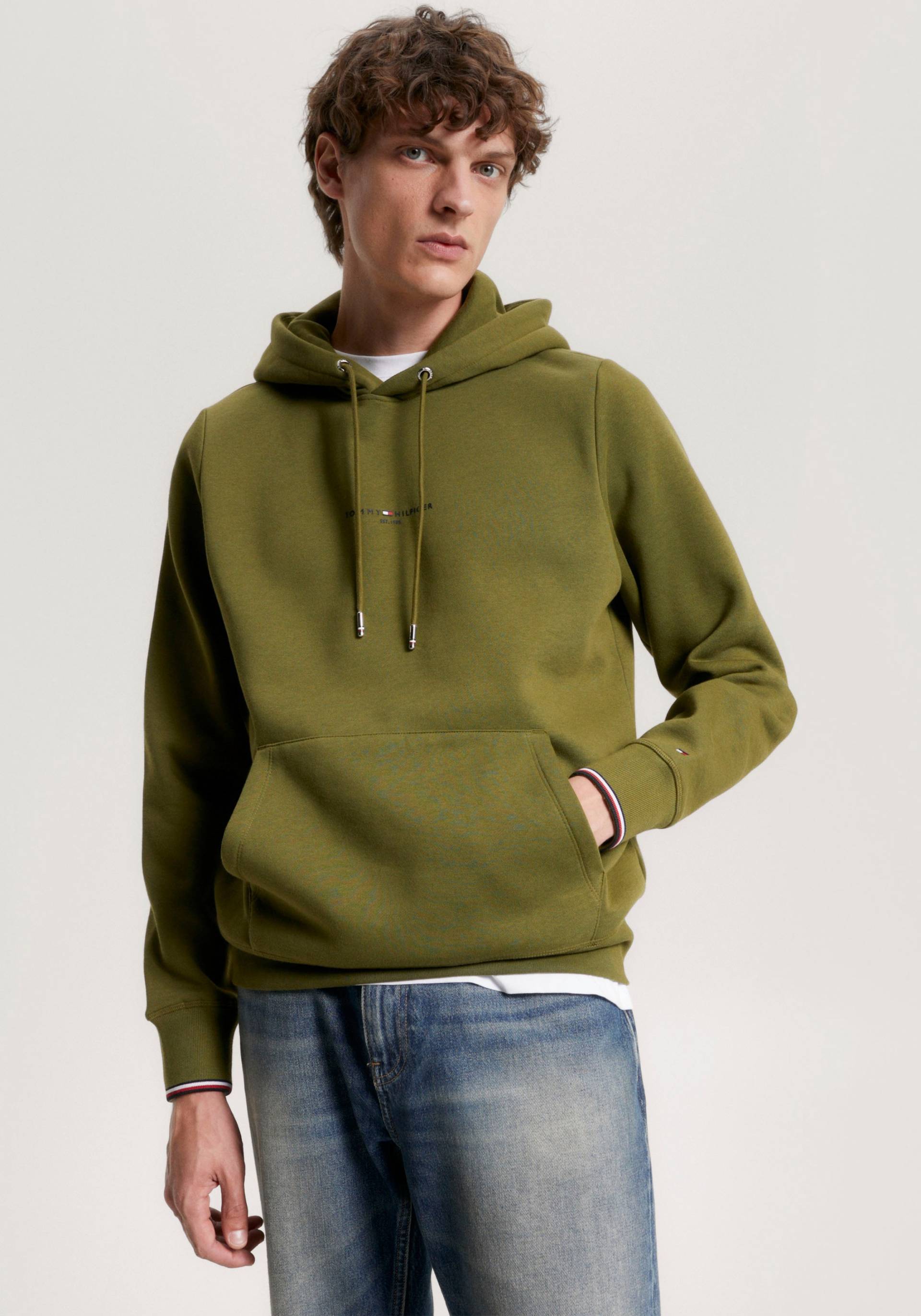 Tommy Hilfiger Hoodie »TOMMY LOGO TIPPED HOODY« von TOMMY HILFIGER