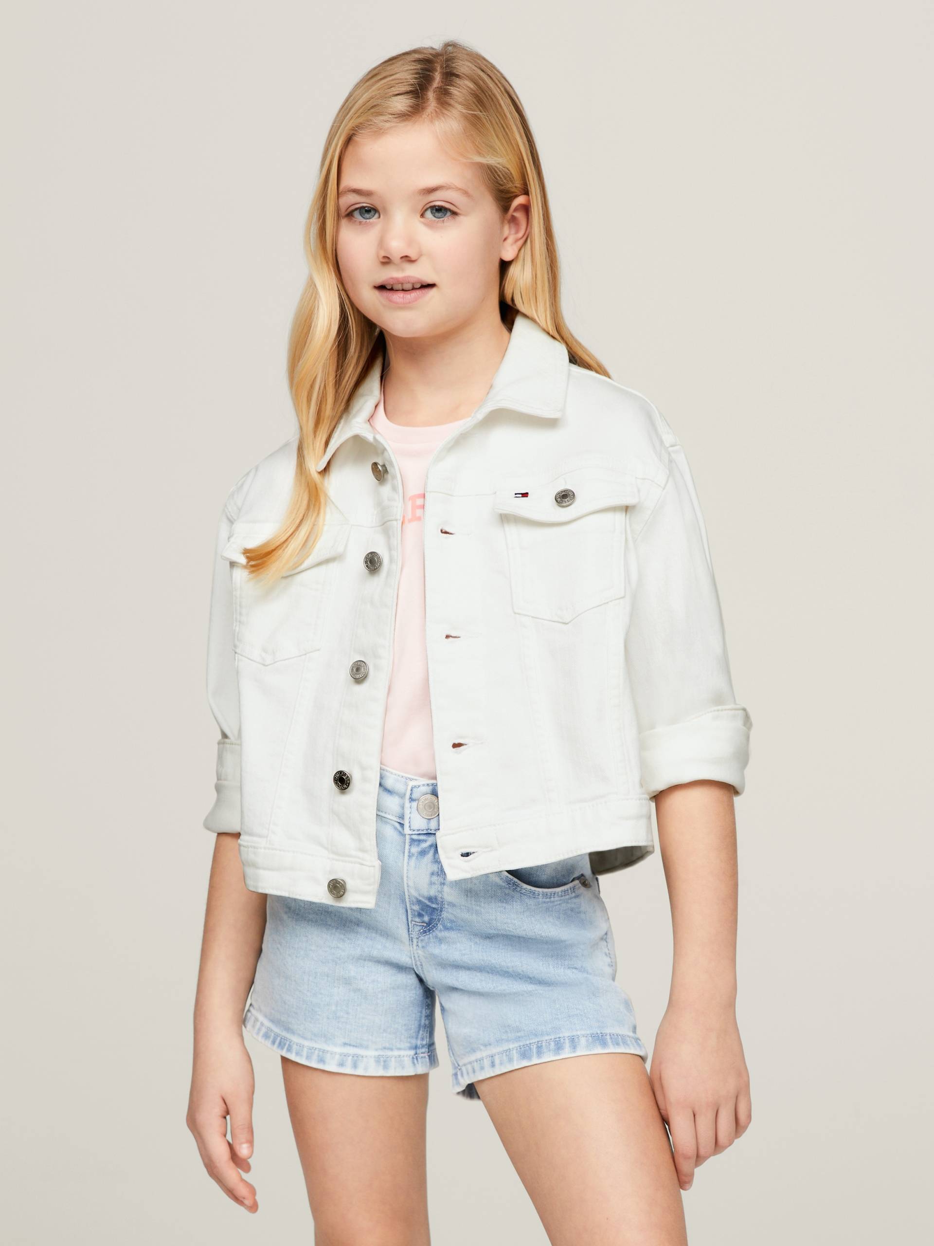 Tommy Hilfiger Jeansjacke »DENIM TRUCKER JACKET WHITE« von TOMMY HILFIGER