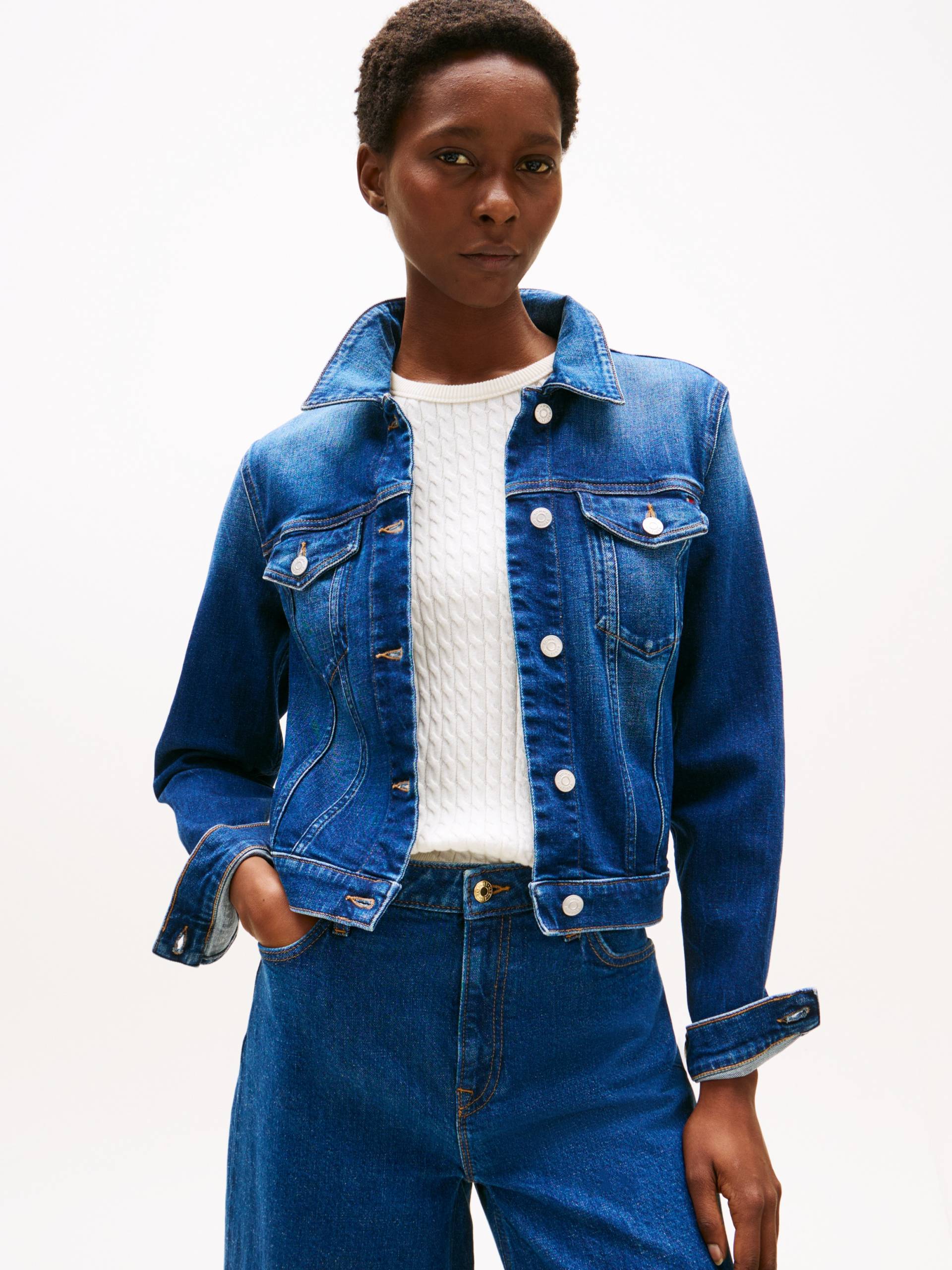 Tommy Hilfiger Jeansjacke »DNM NEW DOREEN SLIM JACKET« Tommy Hilfiger Jeansjacke »DNM NEW DOREEN SLIM JACKET« von TOMMY HILFIGER