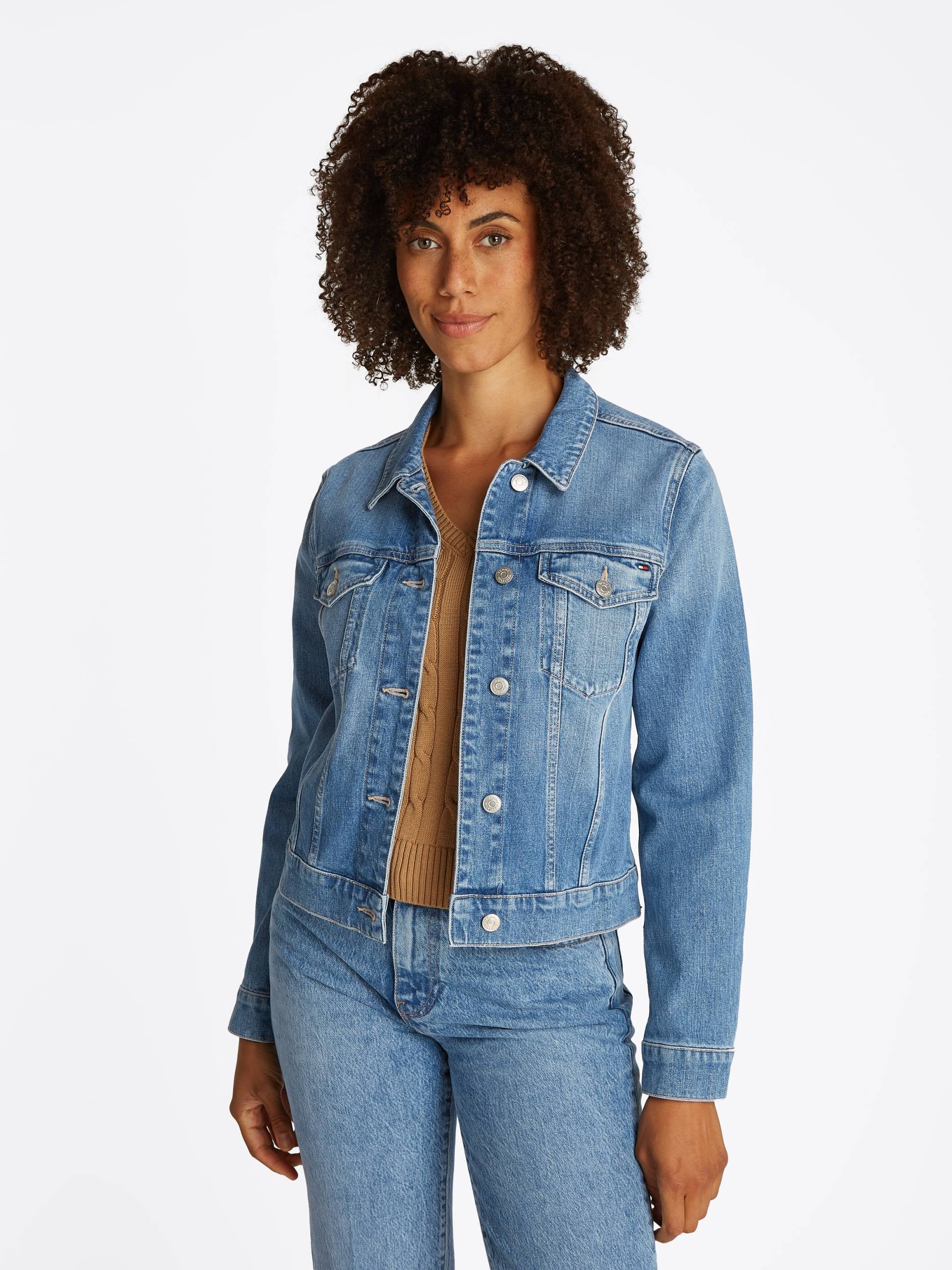 Tommy Hilfiger Jeansjacke »DNM SLIM JACKET UMA«, in blauer Waschung Tommy Hilfiger Jeansjacke »DNM SLIM JACKET UMA«, in blauer Waschung von TOMMY HILFIGER