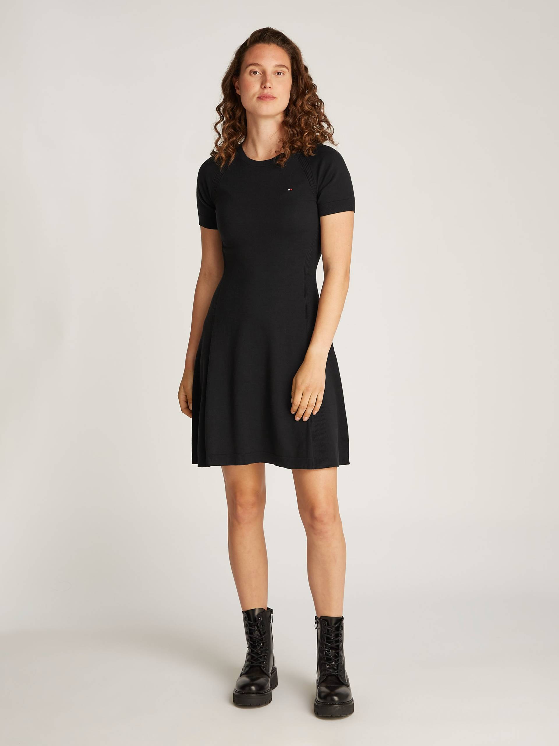 Tommy Hilfiger Jerseykleid »CO JERSEY STITCH F&F DRESS« von TOMMY HILFIGER