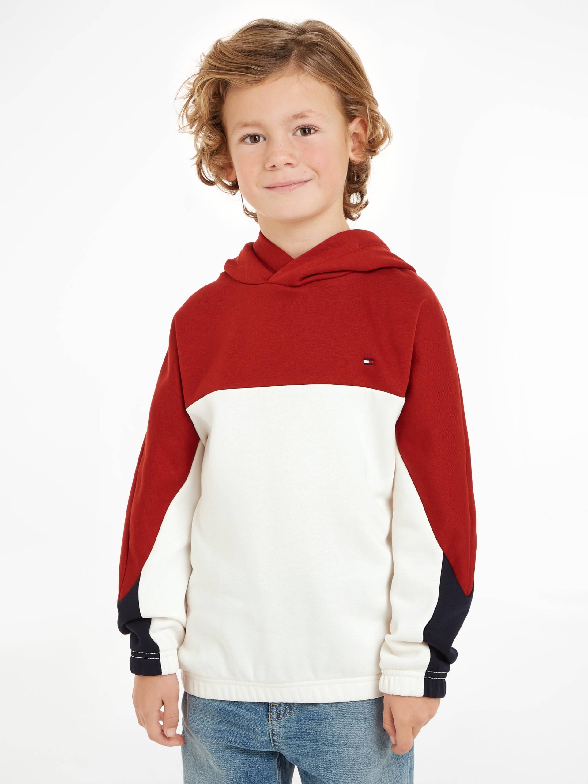 Tommy Hilfiger Kapuzensweatshirt »COLORBLOCK FLEECE HOODIE«, Kinder bis 16 Jahre Tommy Hilfiger Kapuzensweatshirt »COLORBLOCK FLEECE HOODIE«, Kinder bis 16 Jahre von TOMMY HILFIGER