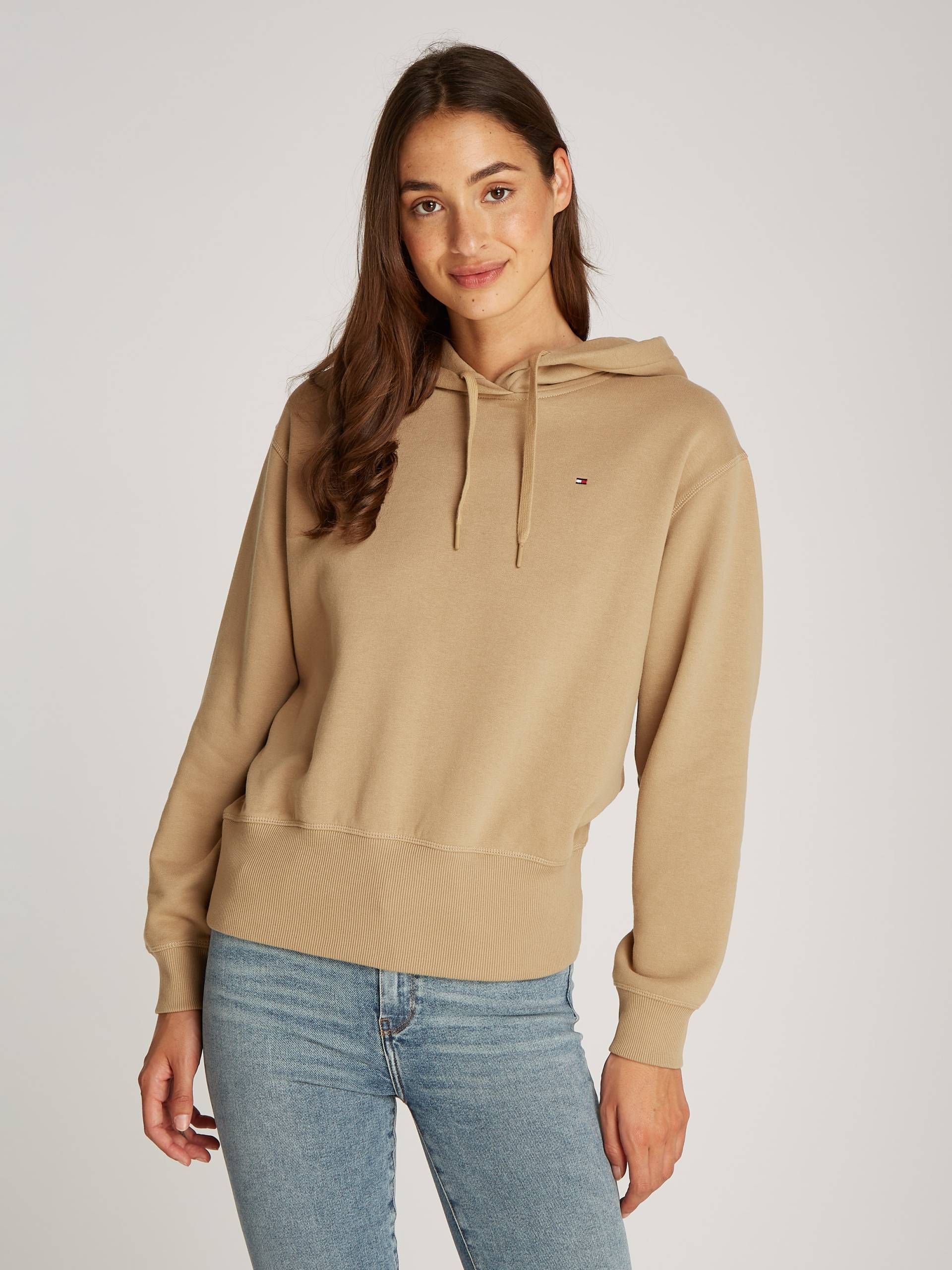 Tommy Hilfiger Kapuzensweatshirt »FLAG ON CHEST MDRN HOODIE«, mit Logo-Flag auf der Brust von TOMMY HILFIGER