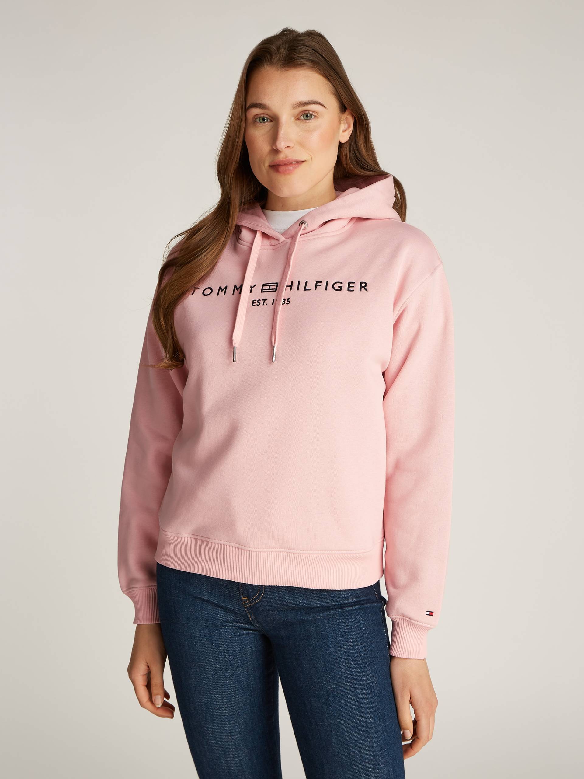 Tommy Hilfiger Kapuzensweatshirt »MDRN REG CORP LOGO HOODIE«, mit gesticktem Logo-Schriftzug Tommy Hilfiger Kapuzensweatshirt »MDRN REG CORP LOGO HOODIE«, mit gesticktem Logo-Schriftzug von TOMMY HILFIGER