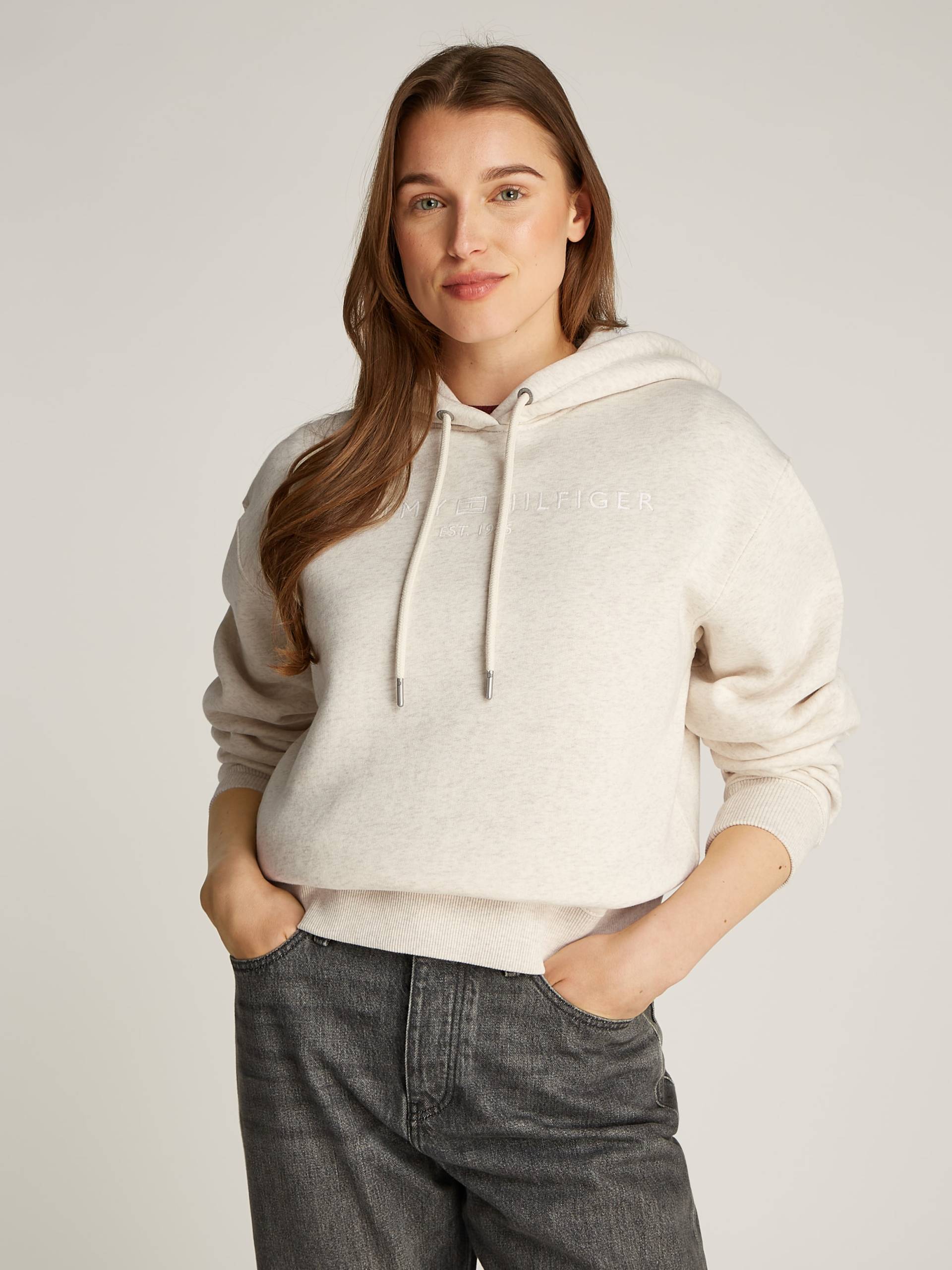 Tommy Hilfiger Kapuzensweatshirt »MDRN REG CORP LOGO HOODIE«, mit gesticktem Logo-Schriftzug von TOMMY HILFIGER