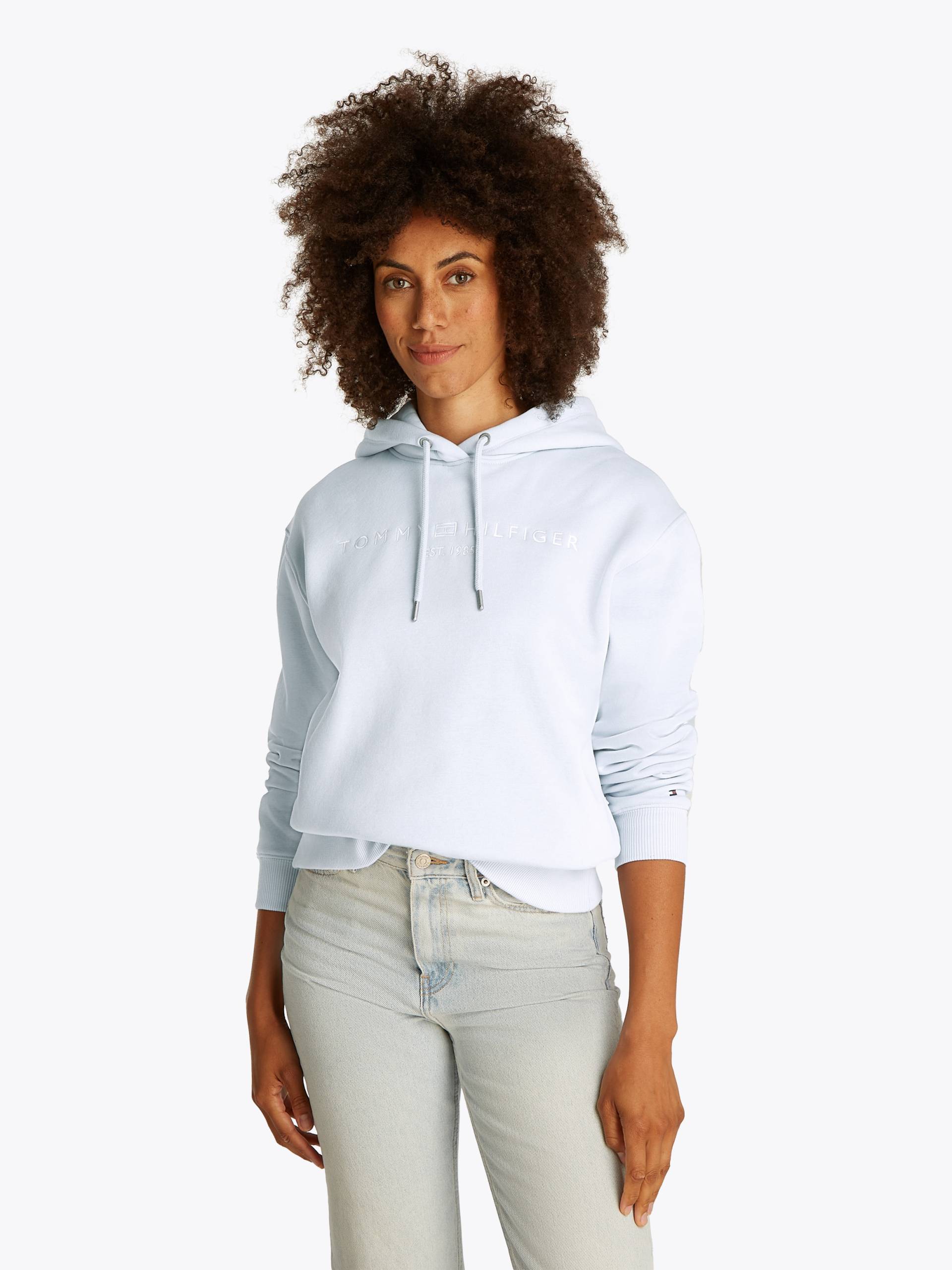 Tommy Hilfiger Kapuzensweatshirt »MDRN REG CORP LOGO HOODIE«, mit gesticktem Logo-Schriftzug von TOMMY HILFIGER
