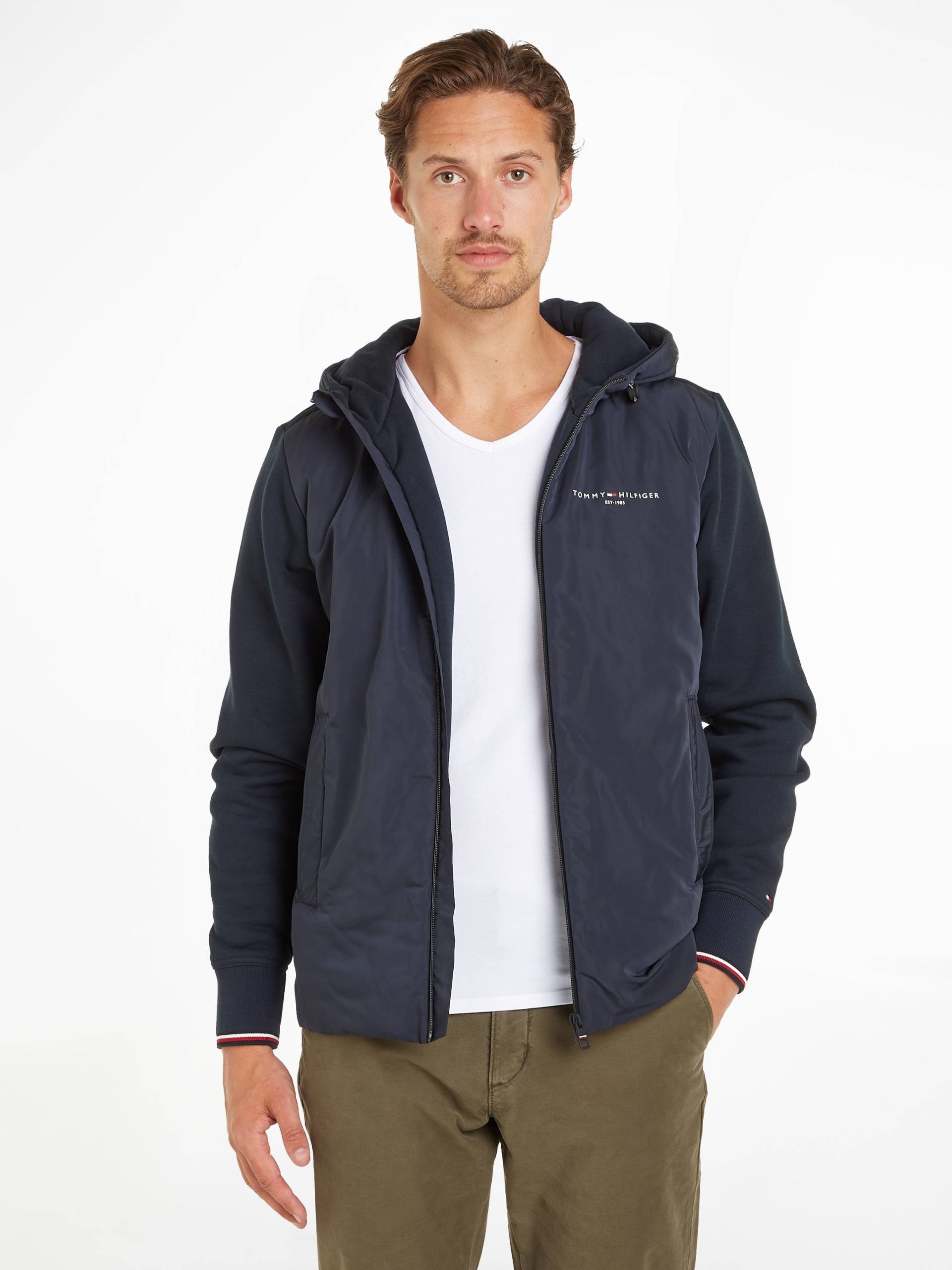 Tommy Hilfiger Kapuzensweatshirt »MIX MEDIA HOODED ZIP THRU« von TOMMY HILFIGER