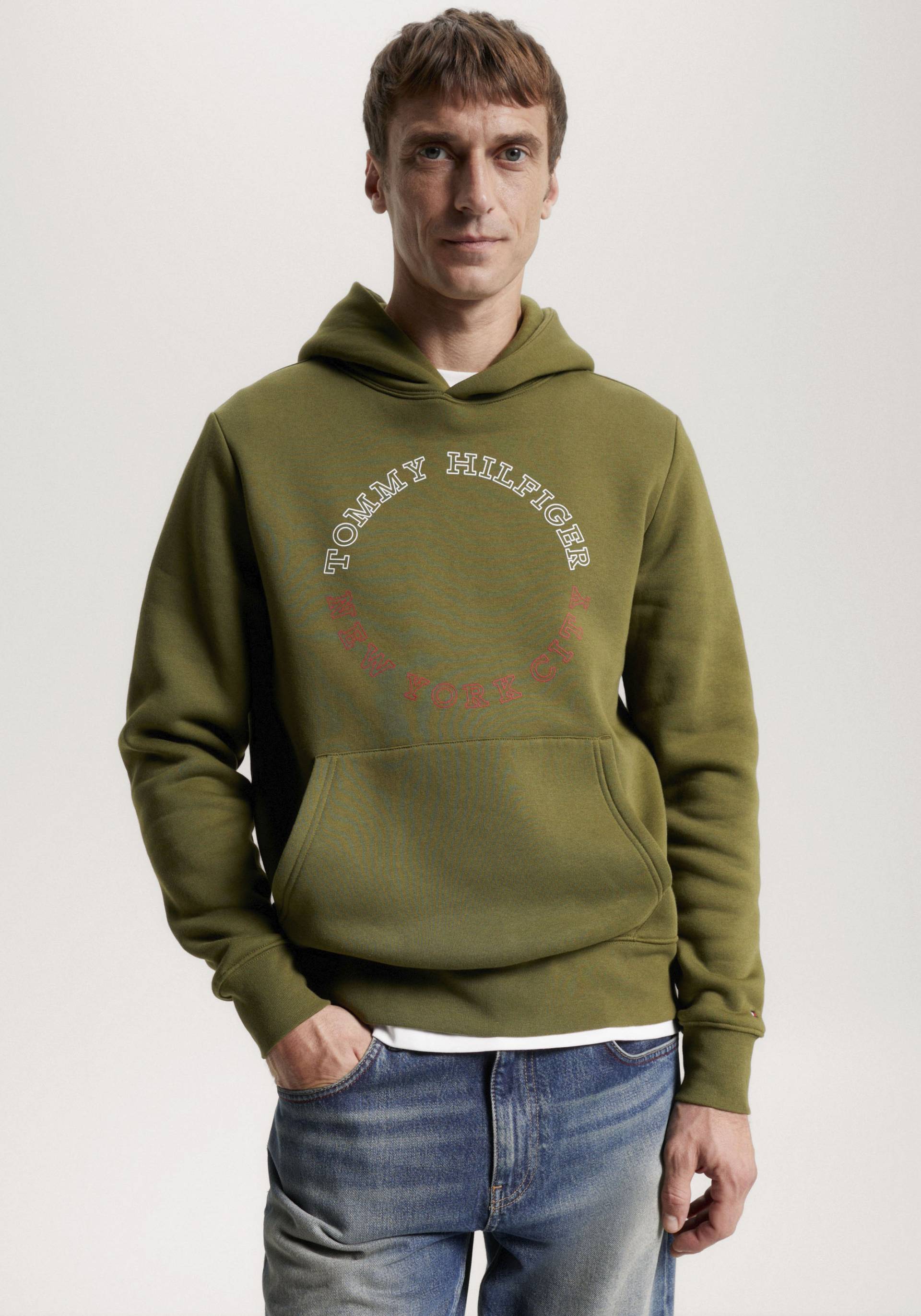 Tommy Hilfiger Kapuzensweatshirt »MONOTYPE ROUNDALL HOODY« von TOMMY HILFIGER