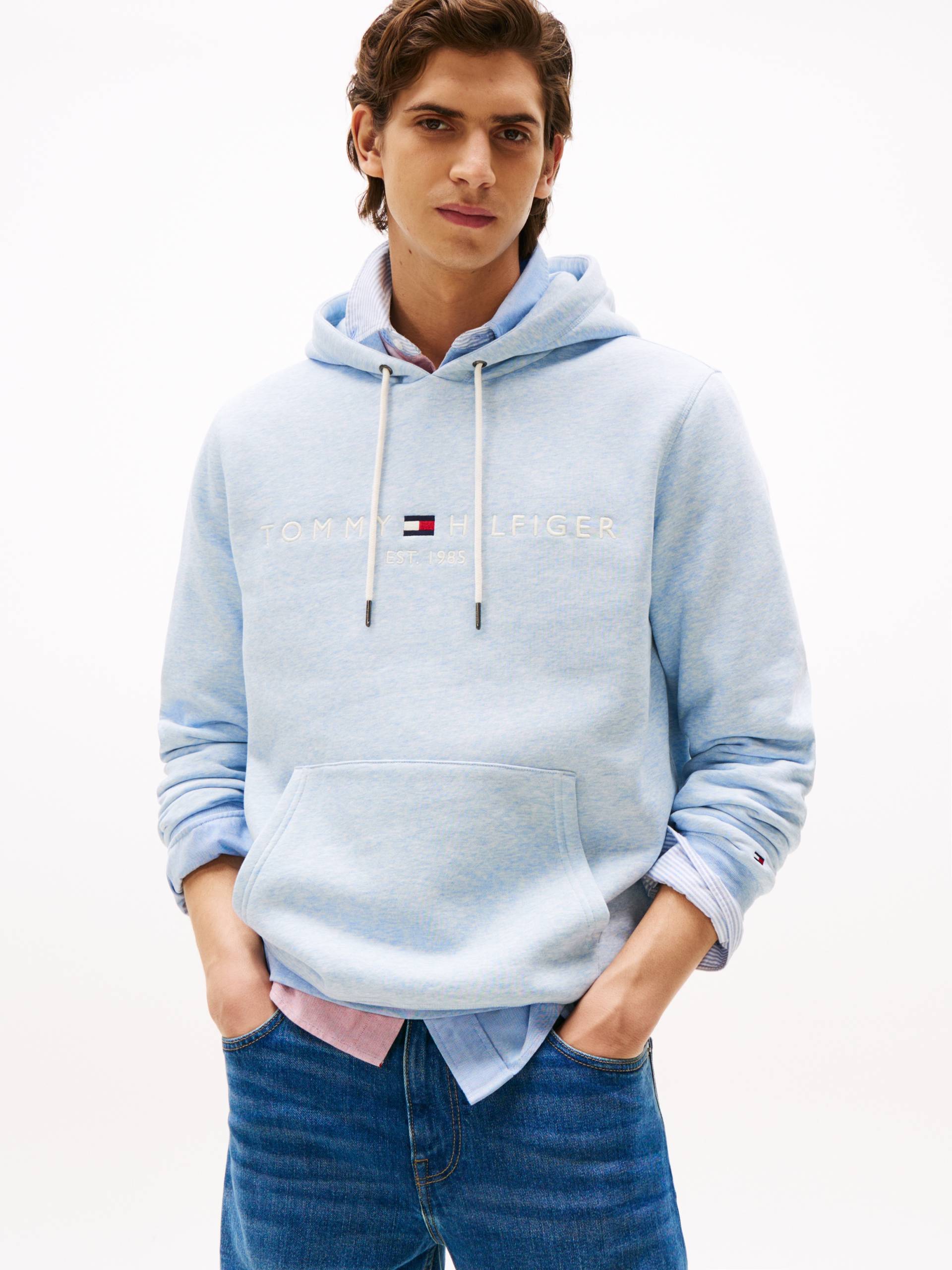 Tommy Hilfiger Kapuzensweatshirt »TOMMY LOGO HOODY«, mit Kapuze und Kängurutasche von TOMMY HILFIGER