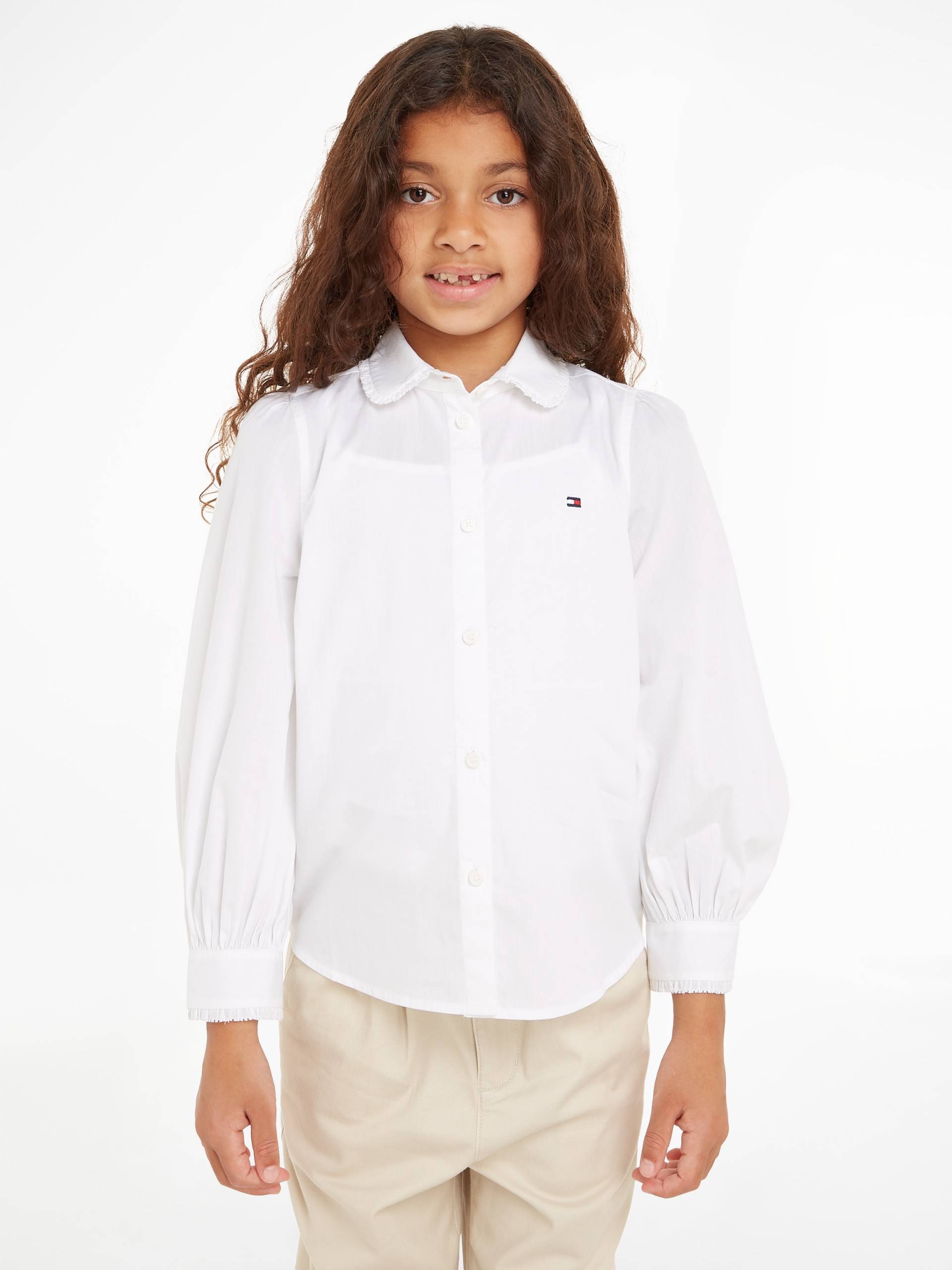 Tommy Hilfiger Klassische Bluse »RUFFLE COLLAR SHIRT« von TOMMY HILFIGER