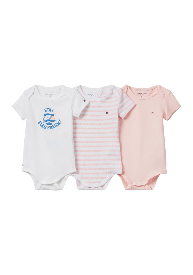 Tommy Hilfiger Kurzarmbody »3 PACK BODY SS GIFTBOX«, aus weicher Baumwollmischung von TOMMY HILFIGER