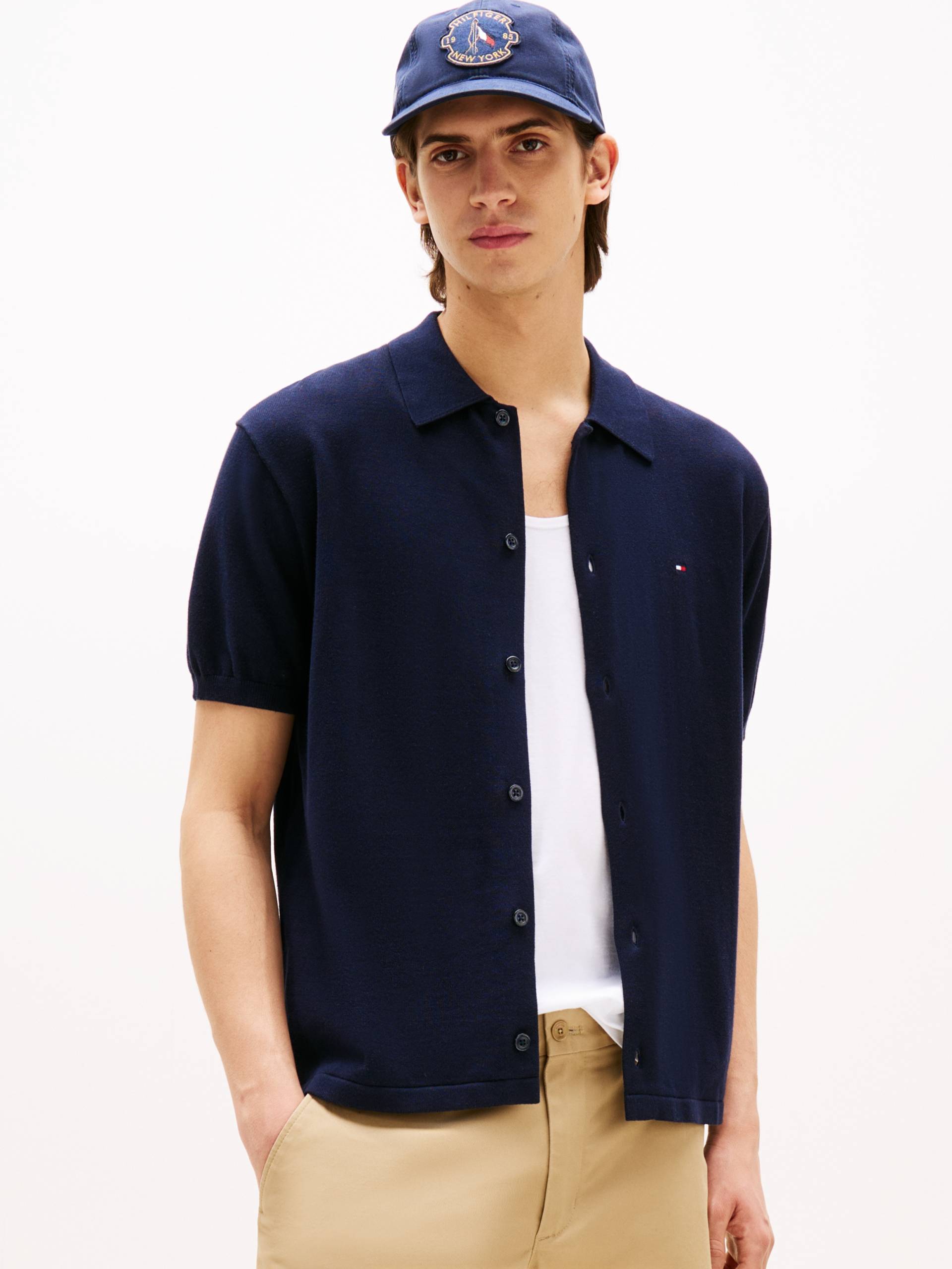 Tommy Hilfiger Kurzarmhemd »ESSENTIAL COTTON SS OVER SHIRT« von TOMMY HILFIGER