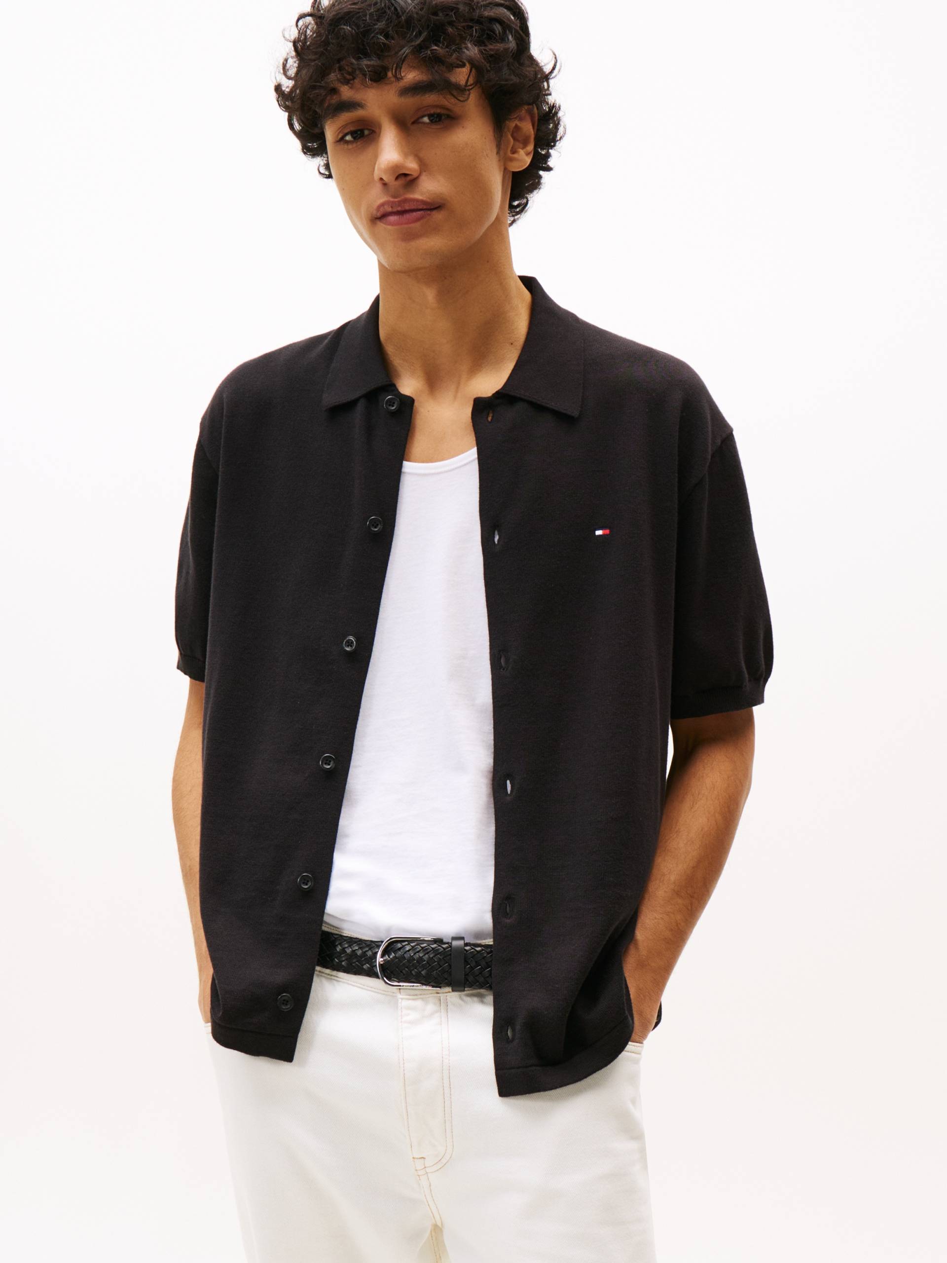 Tommy Hilfiger Kurzarmhemd »ESSENTIAL COTTON SS OVER SHIRT« von TOMMY HILFIGER