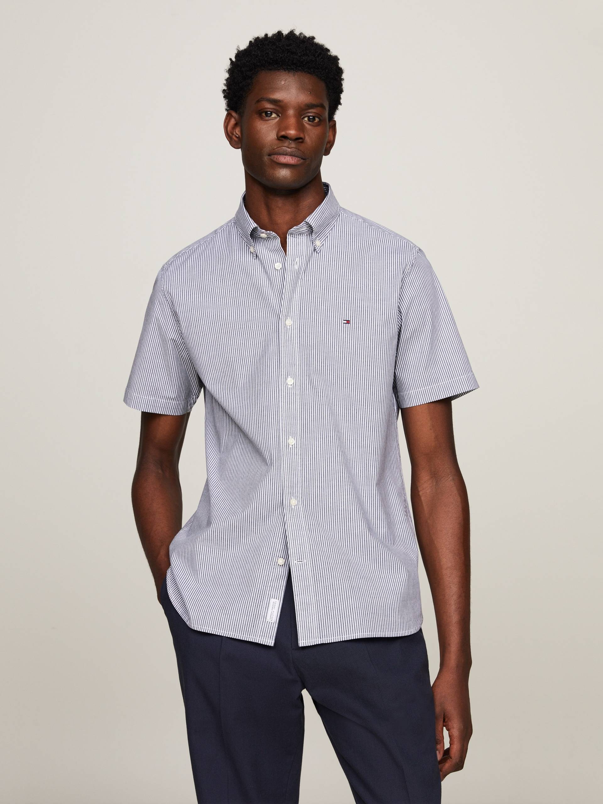 Tommy Hilfiger Kurzarmhemd »FLEX MULTI STRIPE RF SHIRT« Tommy Hilfiger Kurzarmhemd »FLEX MULTI STRIPE RF SHIRT« von TOMMY HILFIGER