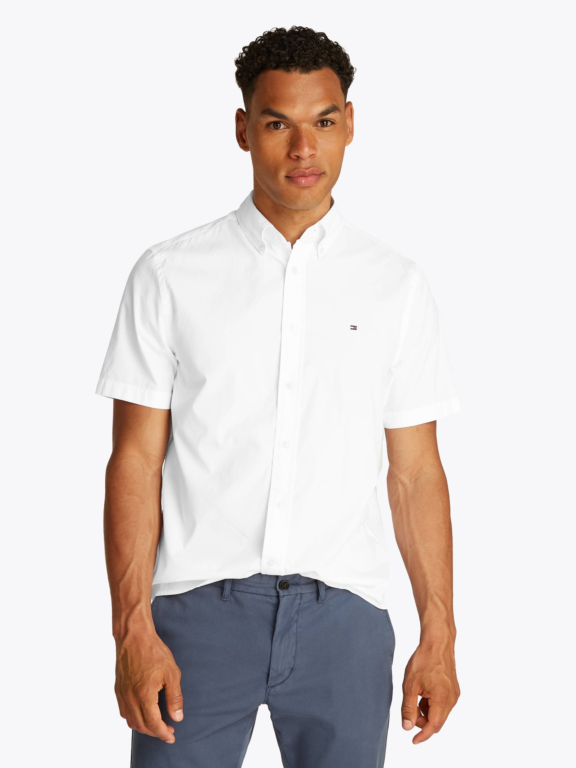 Tommy Hilfiger Kurzarmhemd »FLEX POPLIN SOLID S/S SHIRT« Tommy Hilfiger Kurzarmhemd »FLEX POPLIN SOLID S/S SHIRT« von TOMMY HILFIGER
