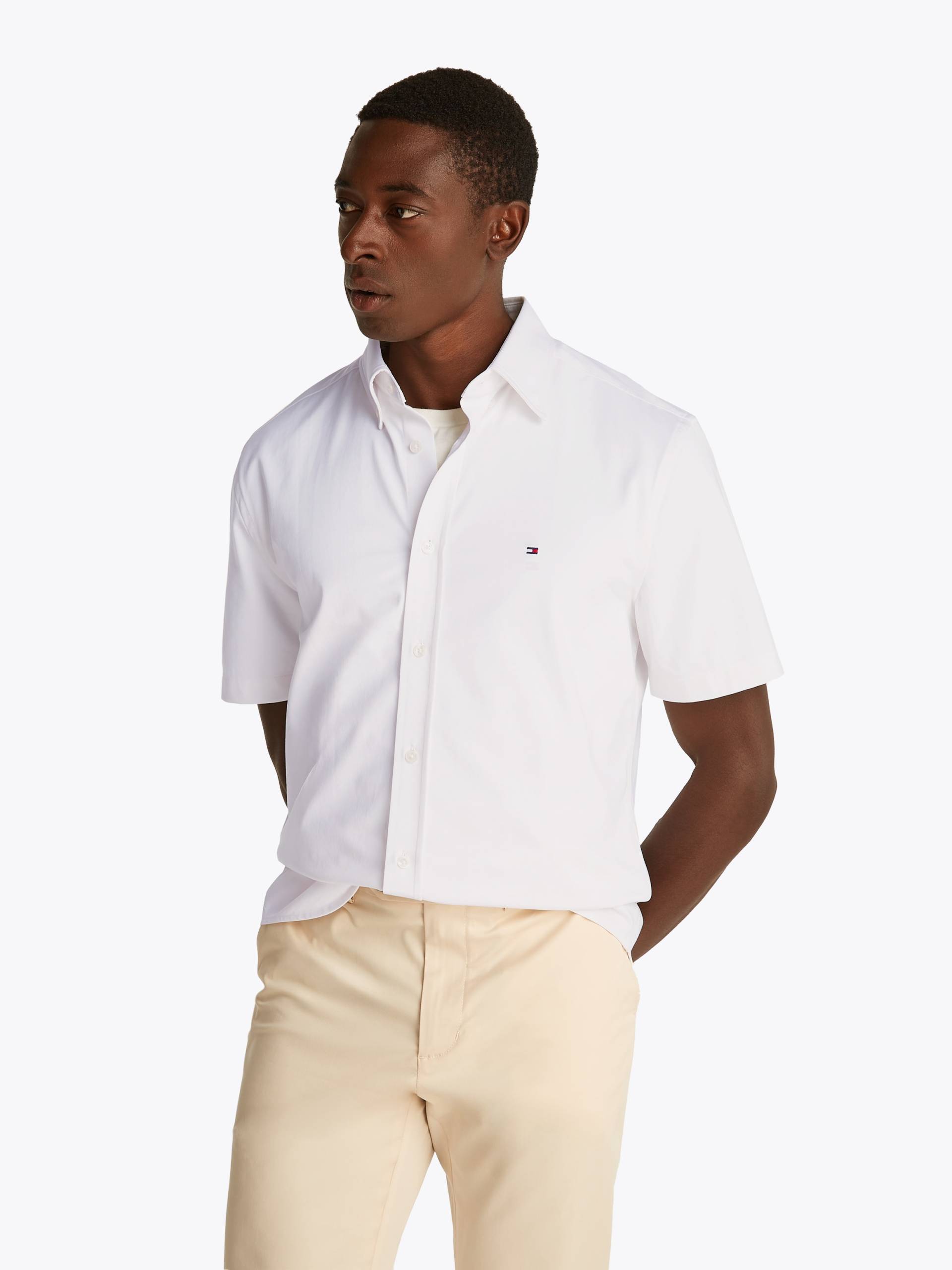 Tommy Hilfiger Kurzarmhemd »PERFORMANCE KNIT SOLID SS SHIRT« Tommy Hilfiger Kurzarmhemd »PERFORMANCE KNIT SOLID SS SHIRT« von TOMMY HILFIGER