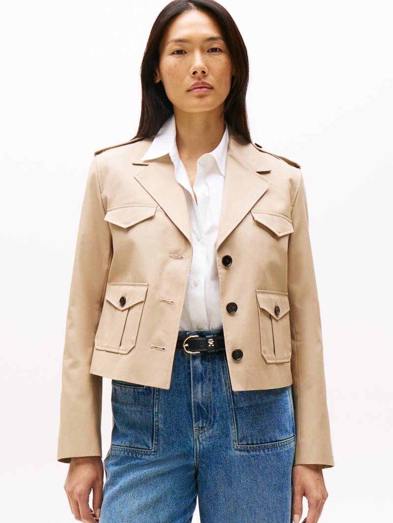 Tommy Hilfiger Kurzblazer »COTTON REGULAR LADY JACKET« von TOMMY HILFIGER