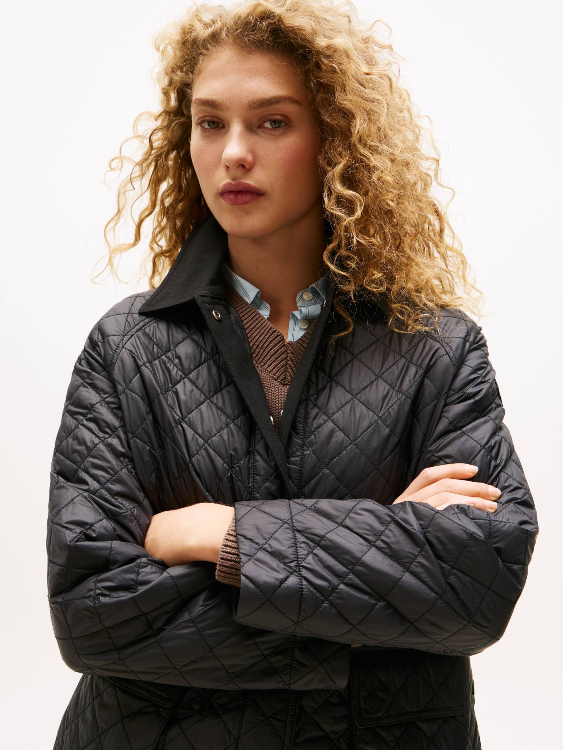 Tommy Hilfiger Kurzmantel »PADDED NYLON REG QUILTED COAT« von TOMMY HILFIGER