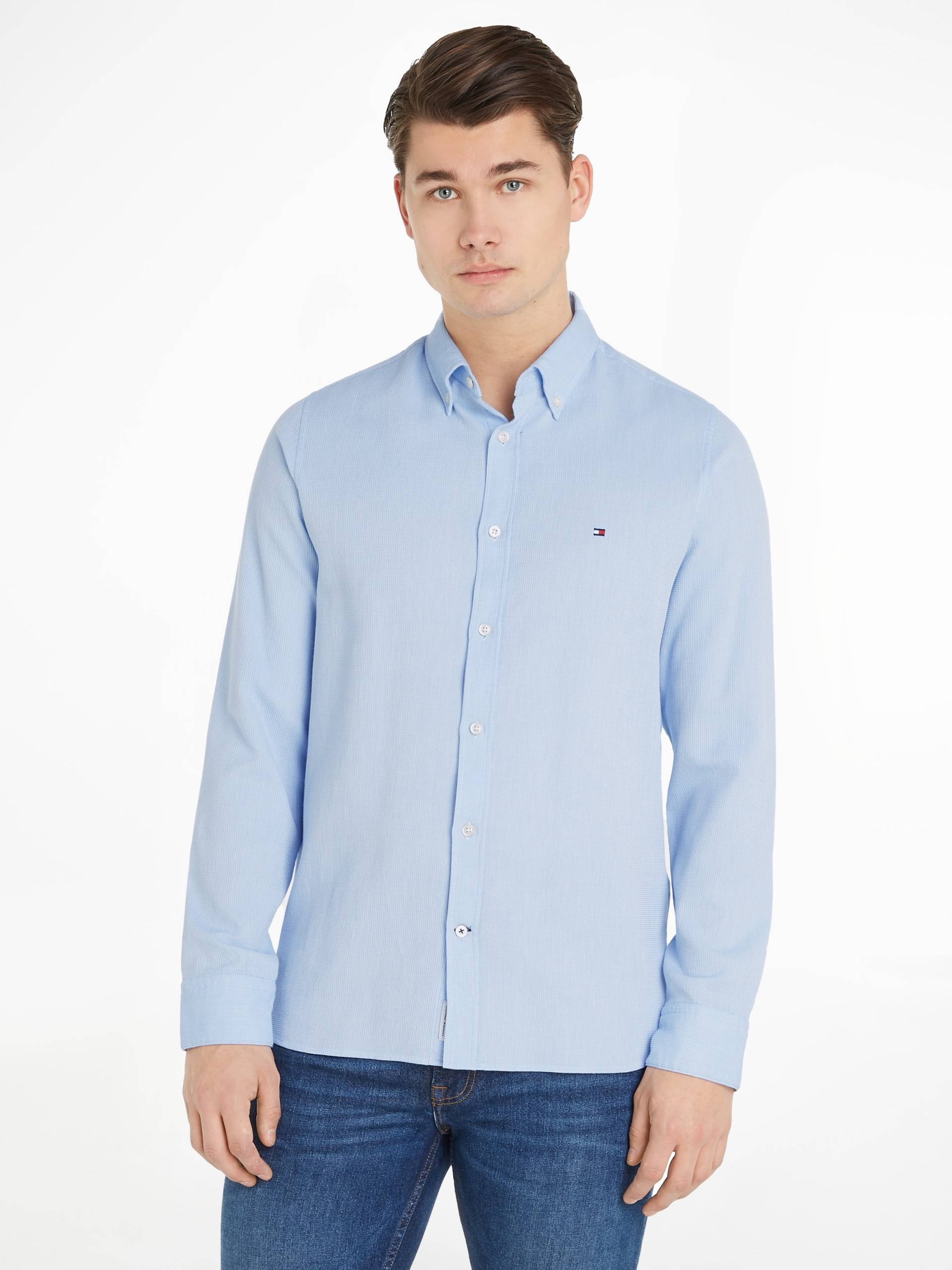 Tommy Hilfiger Langarmhemd »BRUSHED DOBBY SF SHIRT« von TOMMY HILFIGER