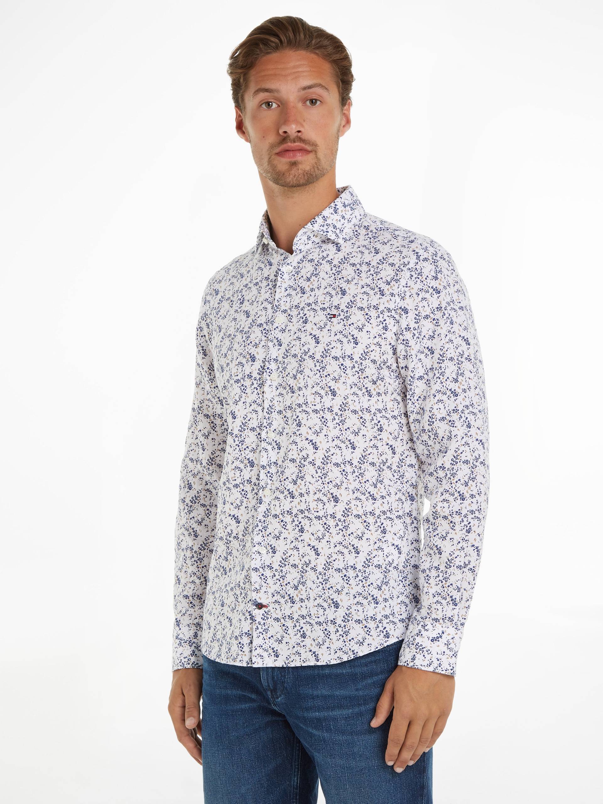 Tommy Hilfiger Langarmhemd »CL W-CO/LI DITSY FLOWER SF SHIRT«, mit floralem Print von TOMMY HILFIGER